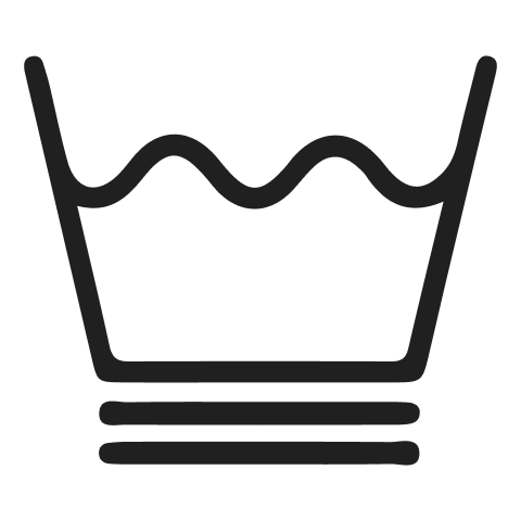 Sehr schonend waschen