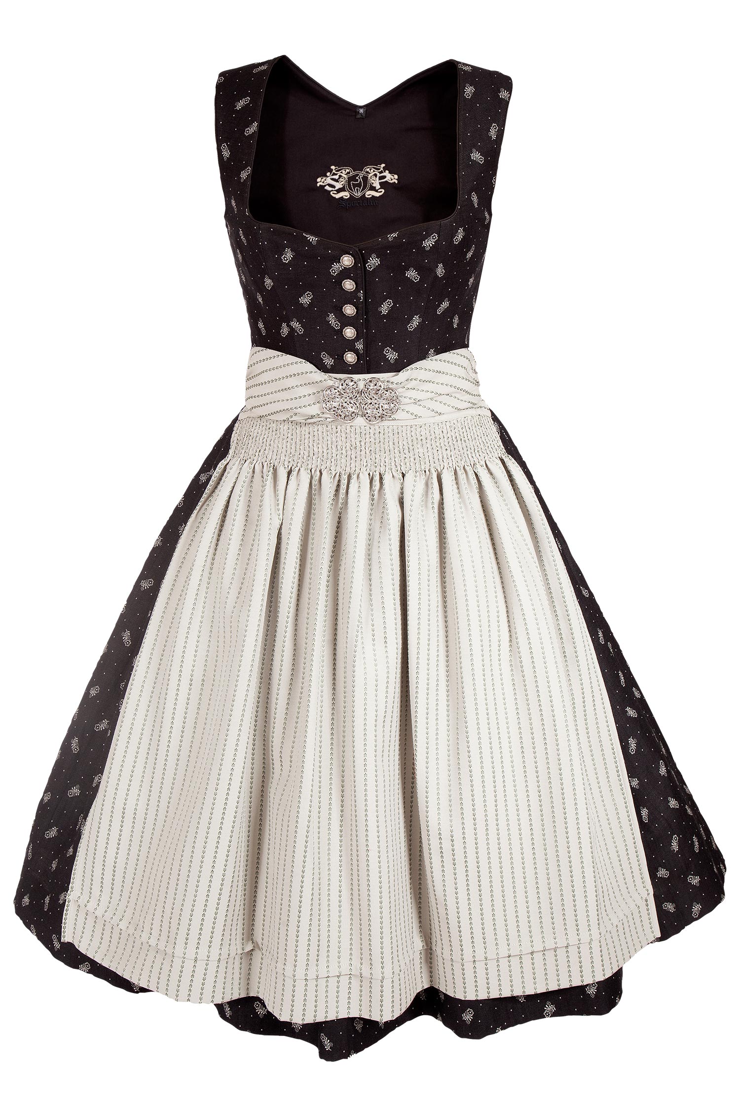 sportalm-dirndl-sekirn-schwarz-seide-3099-0195-999-18-08g-9988-a Sportalm Dirndl aus schwarzer Seide mit zwei Schürzen