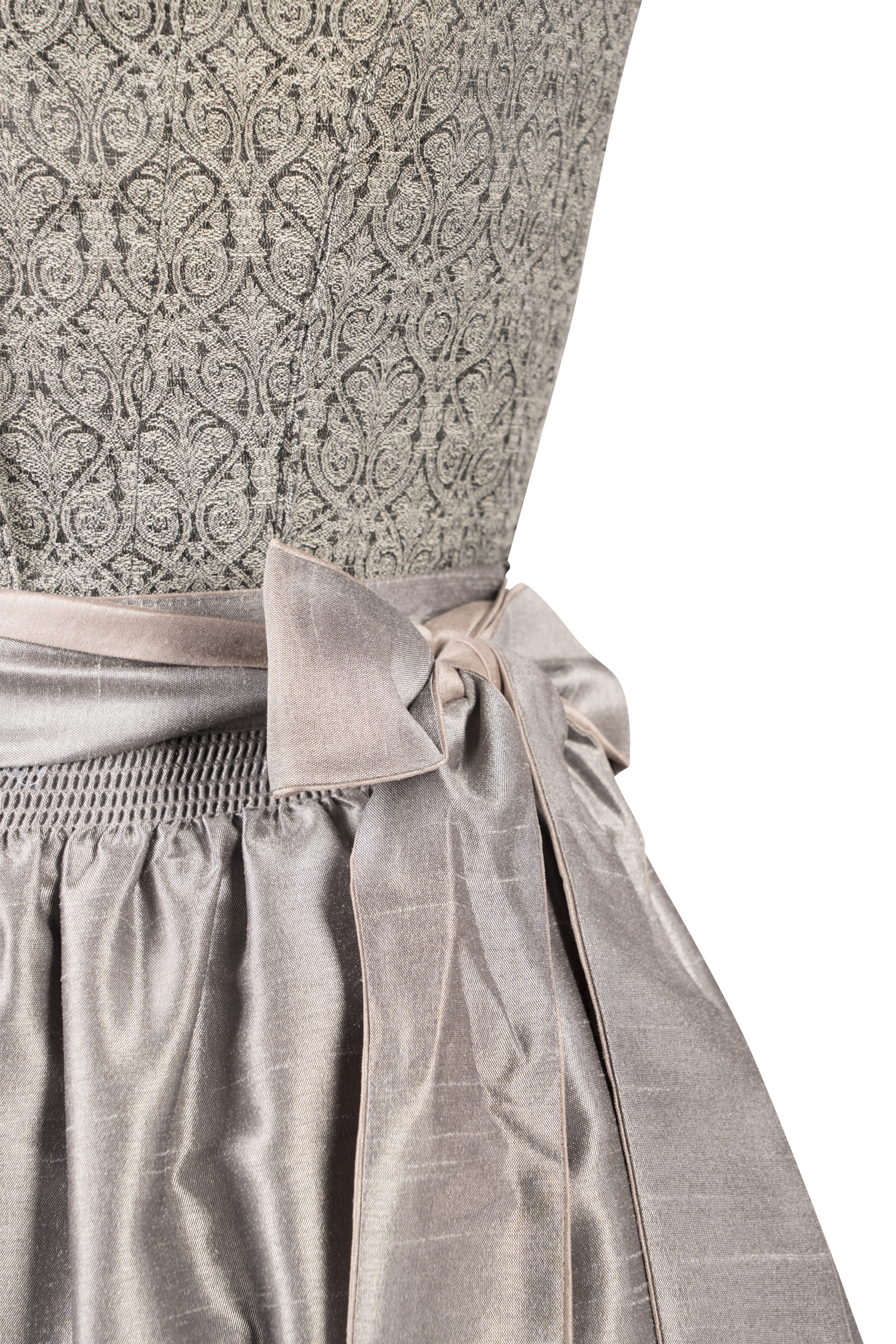 3043-0168-gr5-24-04-1804819 Dirndl Debora in Grau Detail Mieder