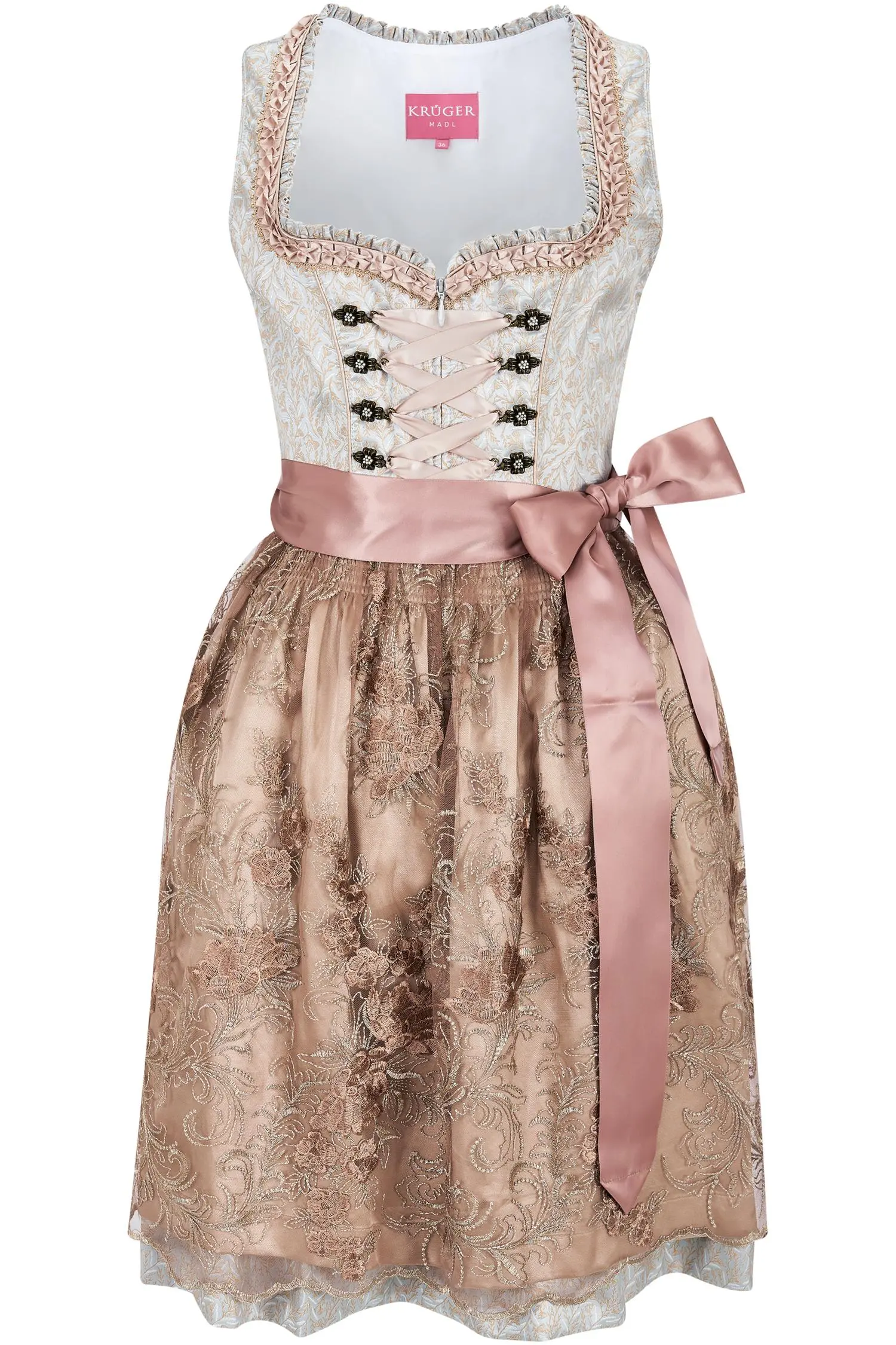 Dirndl Emilija von Krüger in Grau Dirndl Emilija von Krüger