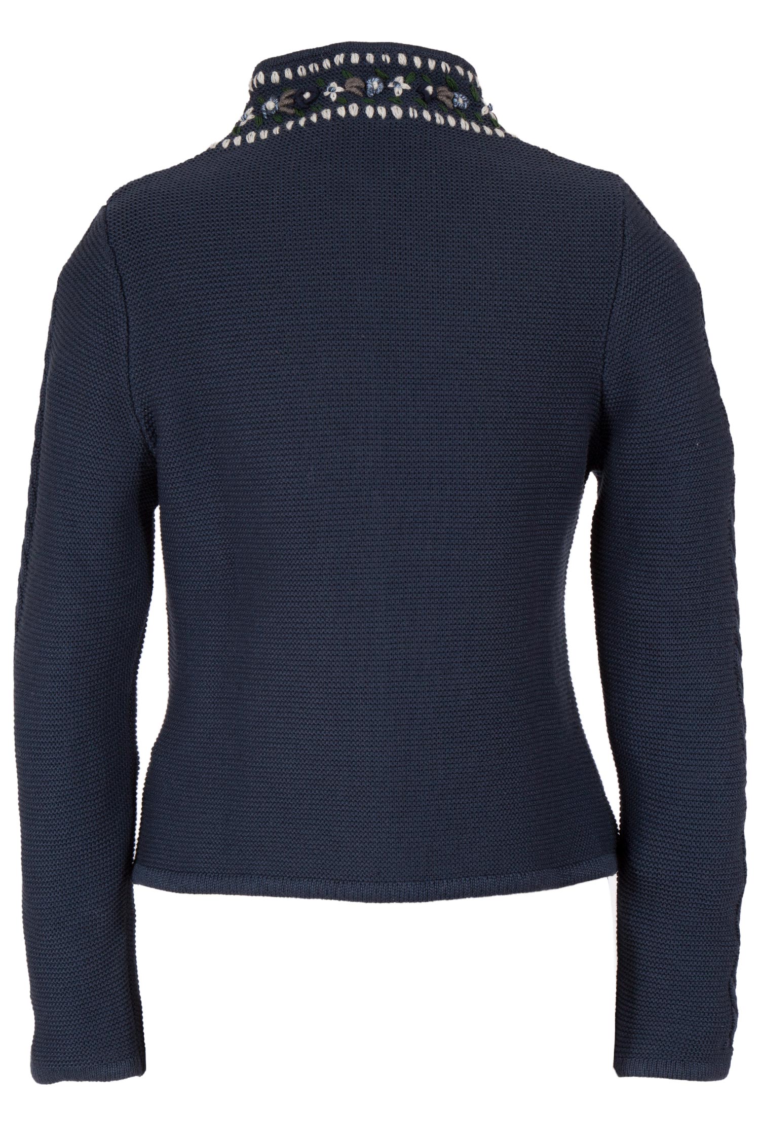 trachten-strickjacke-marine-2210-1257-bl9-19-11b-0748-c Trachten Strickjacke in marine mit Stehkragen hinten