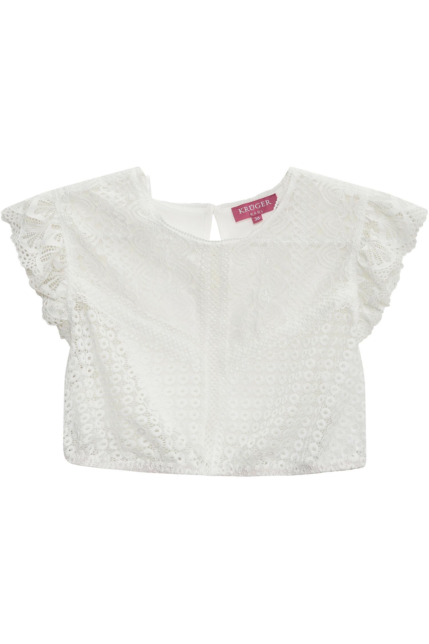 Dirndlbluse Mirjana von Krüger in Offwhite Krüger Bluse Mirjana