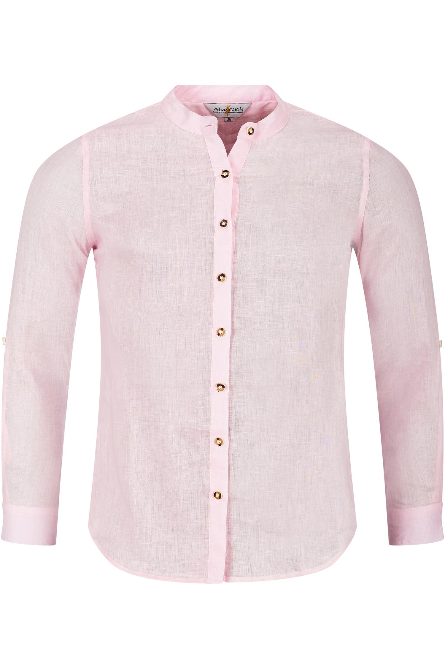Leinenbluse in rosa von Almsach Almsach Bluse in Rosa