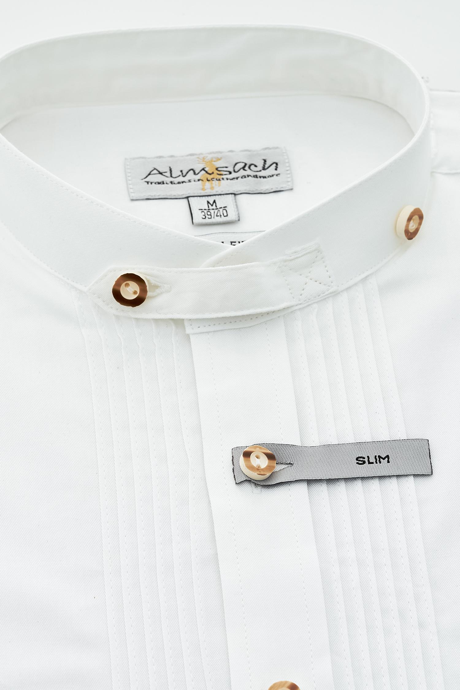 Almsach Biesenhemd in Weiß