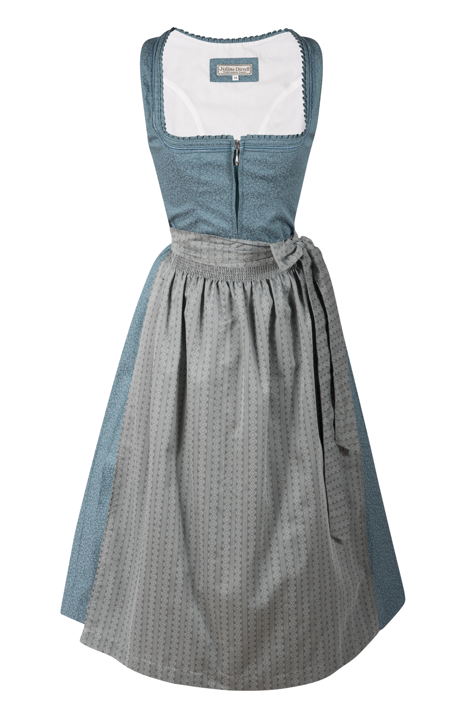 3041-1543-bl5-23-08-10-Di-Ho-01649 Limitiertes Dirndl Belinda in petrol