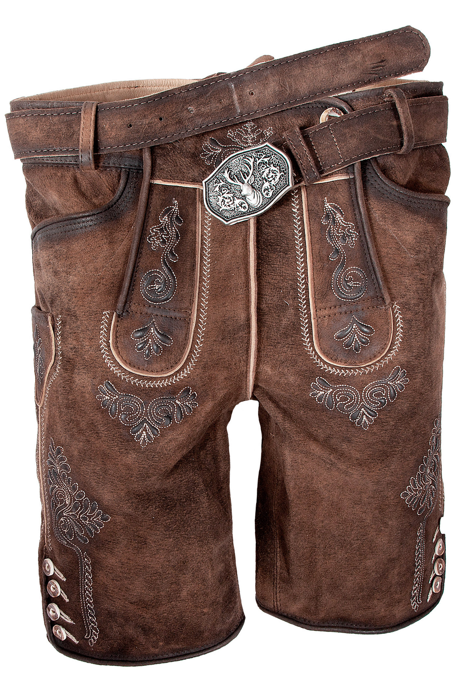 1610-1273-3na-22-06f-0724545Tc3X01aPKD Kurze Lederhose Bertl in stein