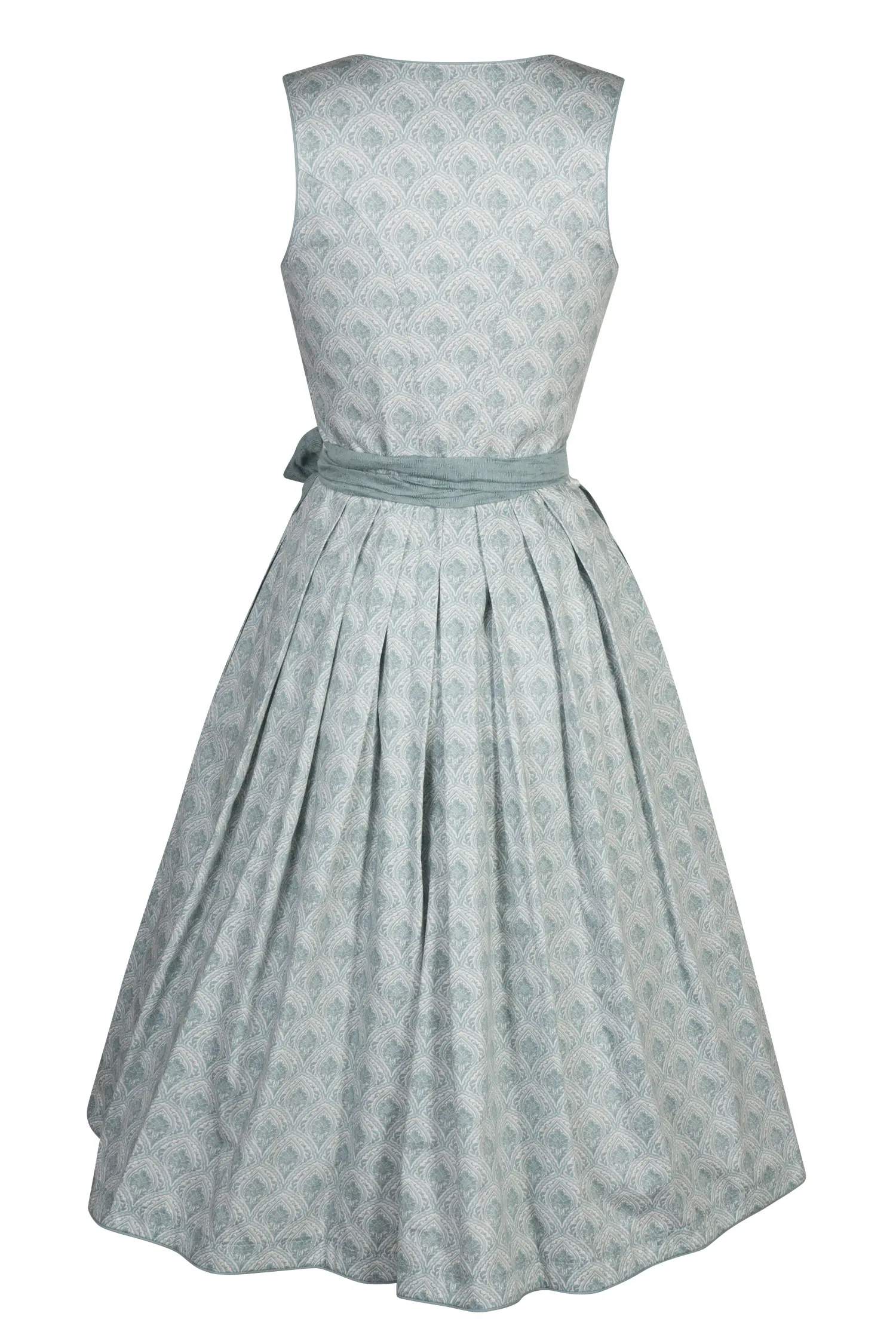 3097-1779-tk4-24-01-1803987 Sommerdirndl in mint mit luftiger Schürze - Rückansicht