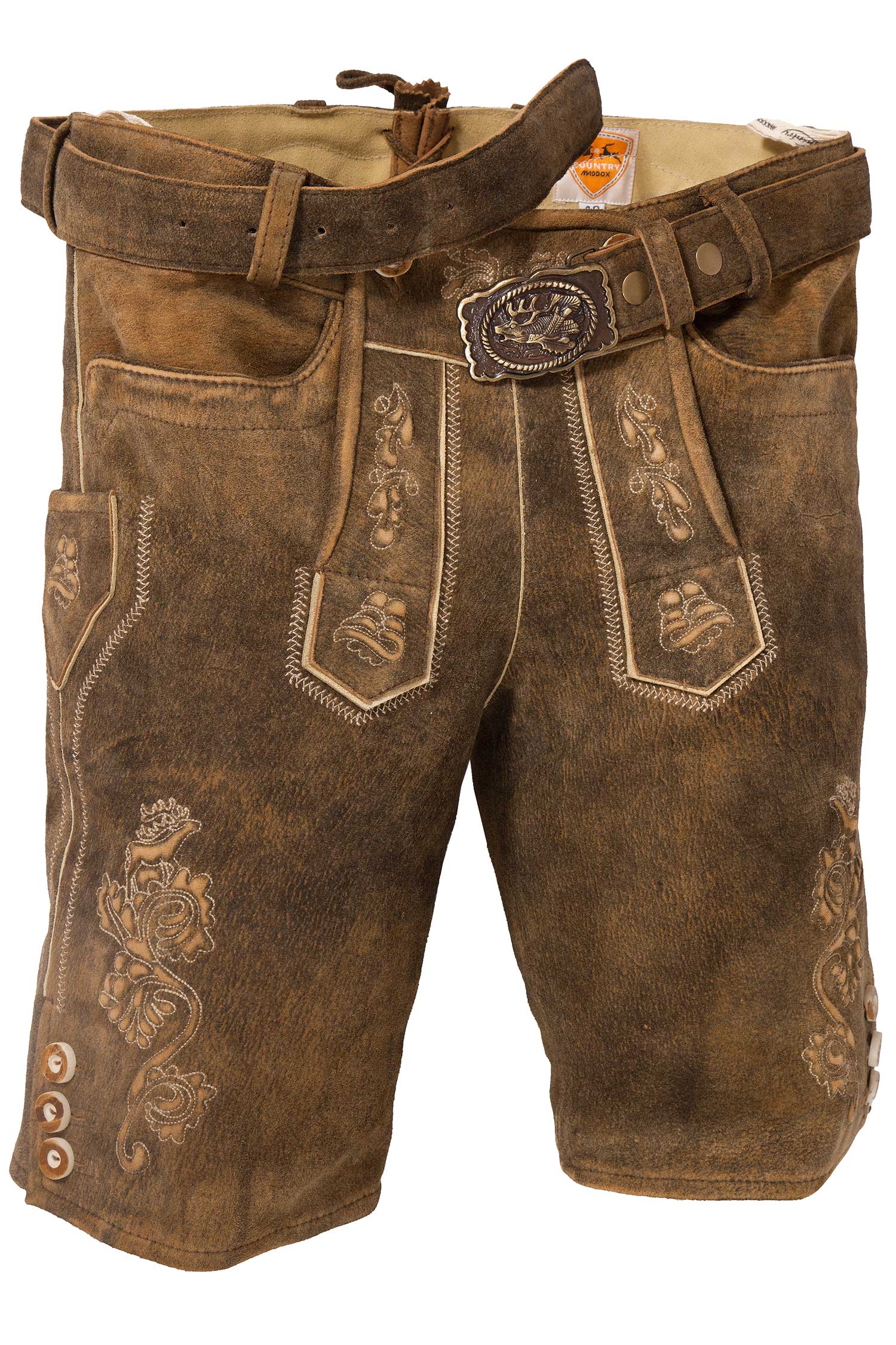 1611-1303-ba5-18-08g-9843-a Kurze Lederhose Silberberg in hopfen