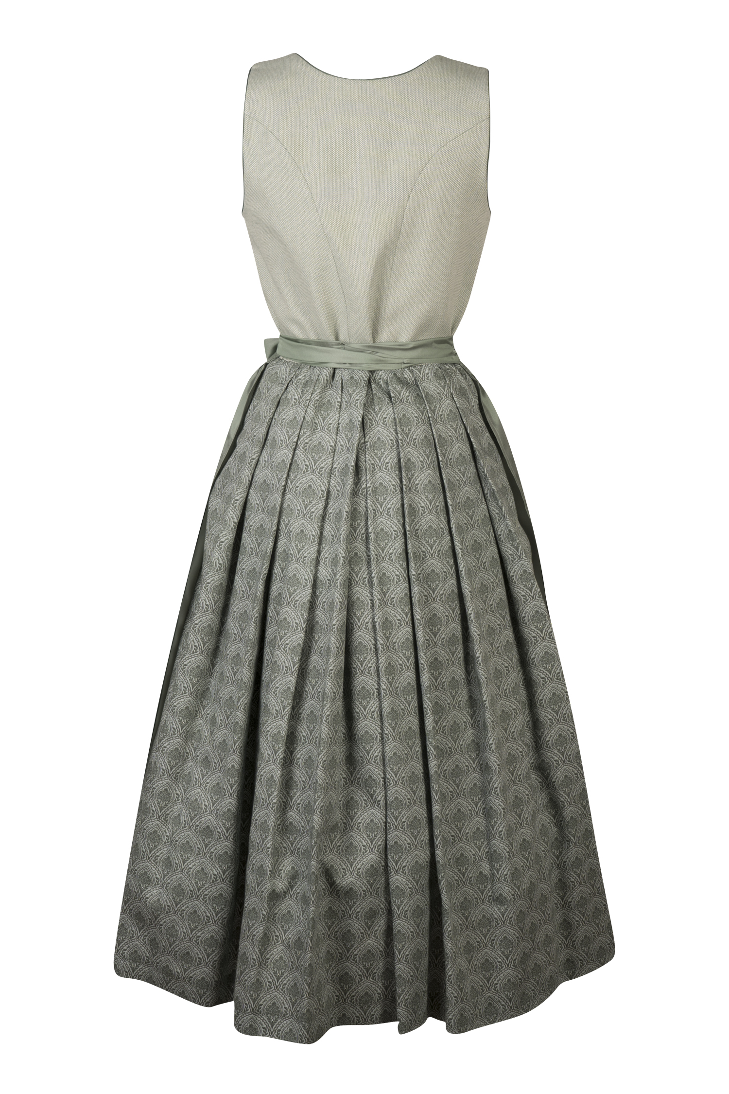 3030-1023-gn3-24-03-1504601 Dirndl Sandra in Grün Rückansicht