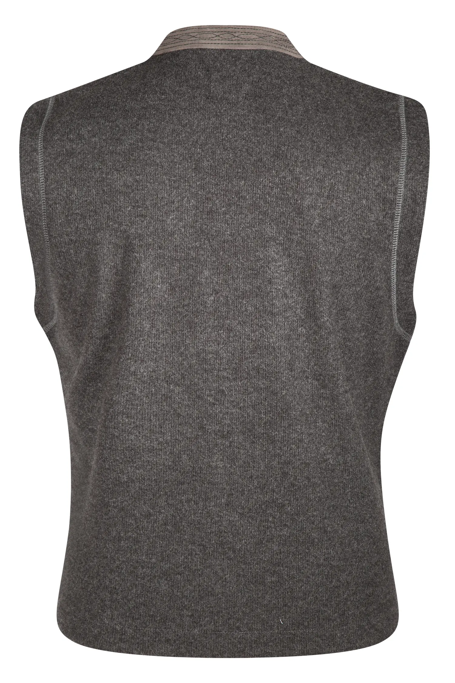 1346-0006-GR7-23-05-e7113 Trachtenweste Allesio in dunkelgrau - Rückansicht