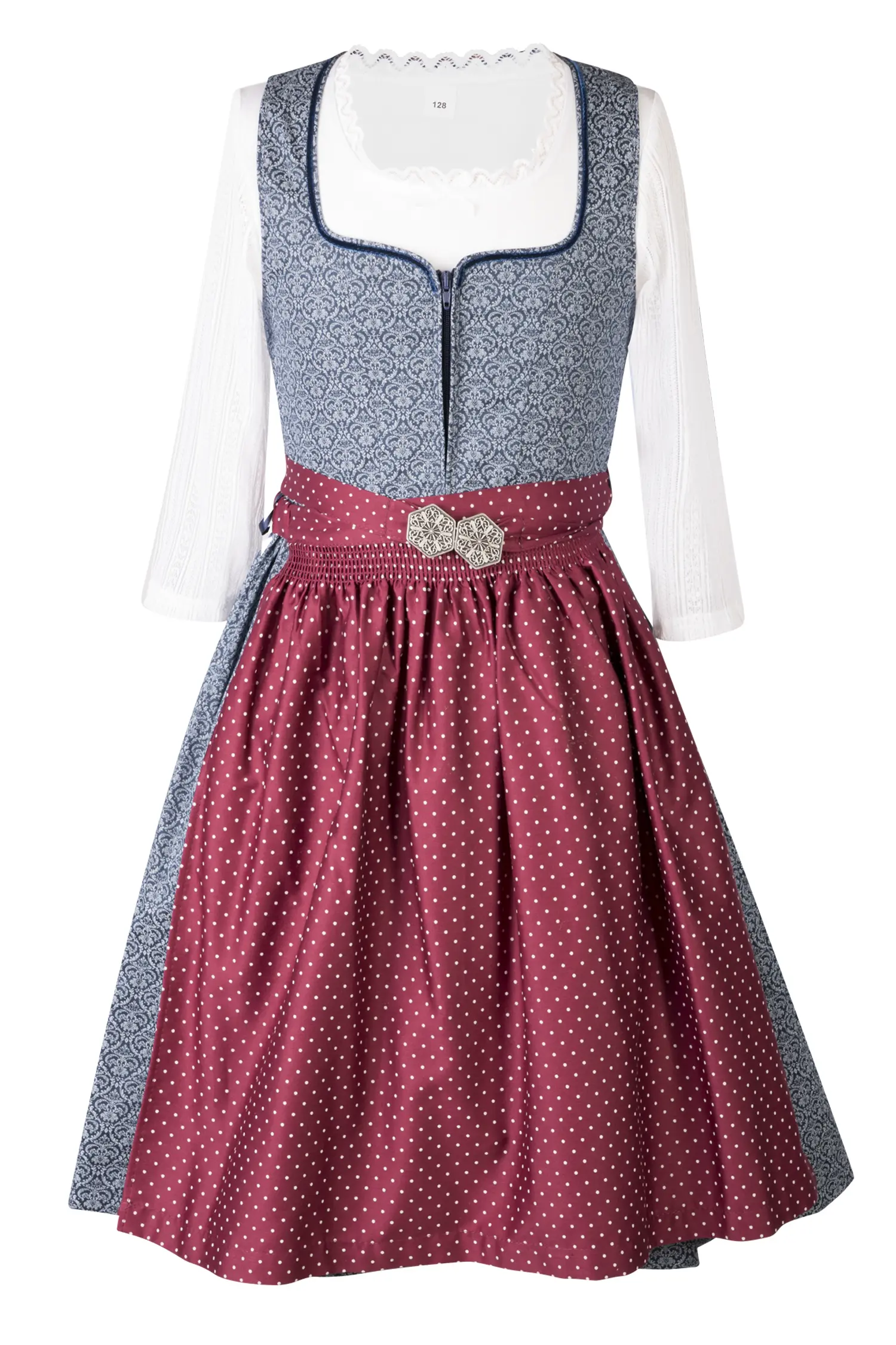 4753-1466-bl7-23-09-0402897skuu5KUYTAQpR 3 tlg. Kinderdirndl Rosalie in blau mit Shirt und Schürze