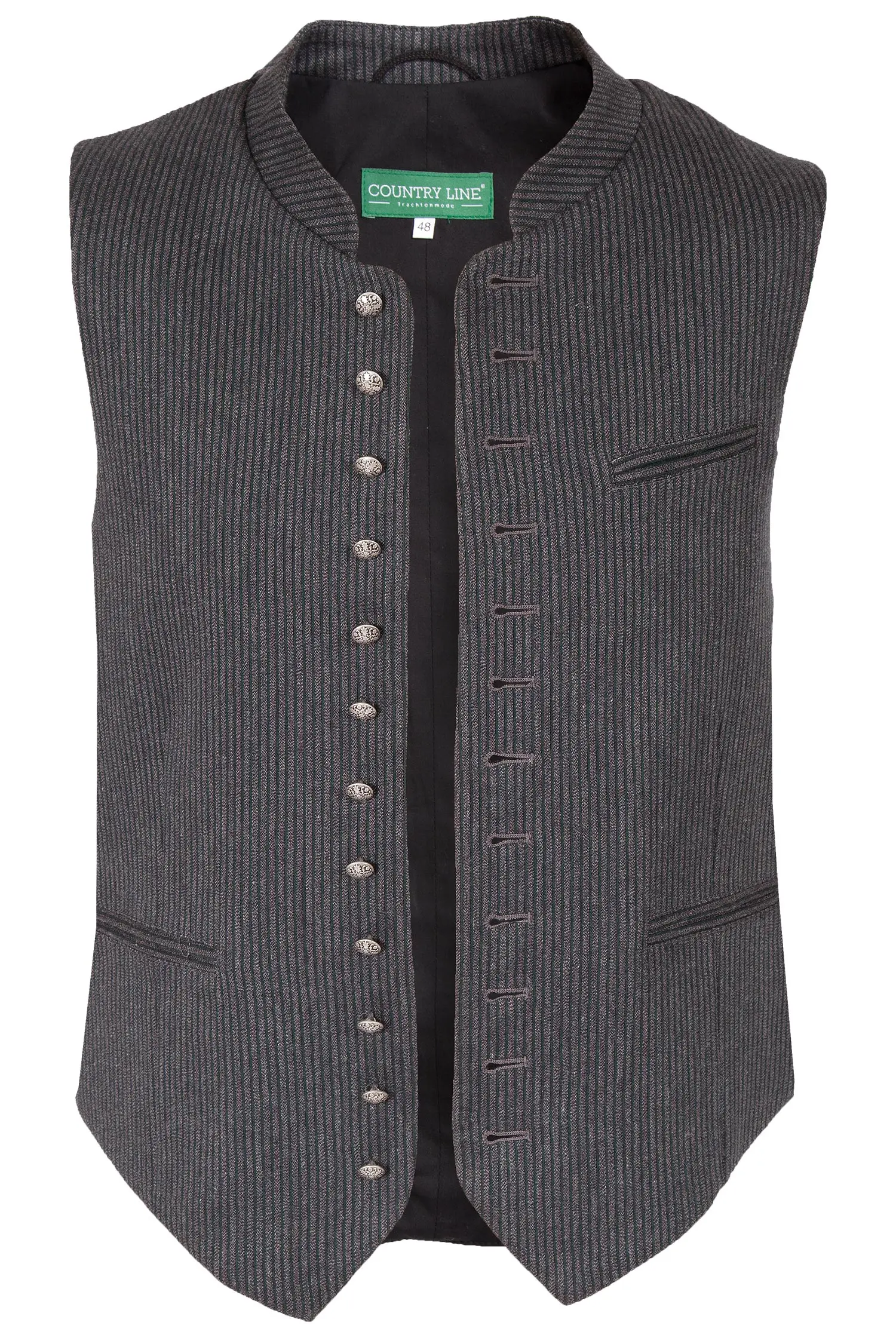 edle-trachtenweste-grau-gruen-1345-0117-an5-19-09d-9380-a Herren Trachten Weste in grau und grün gestreift
