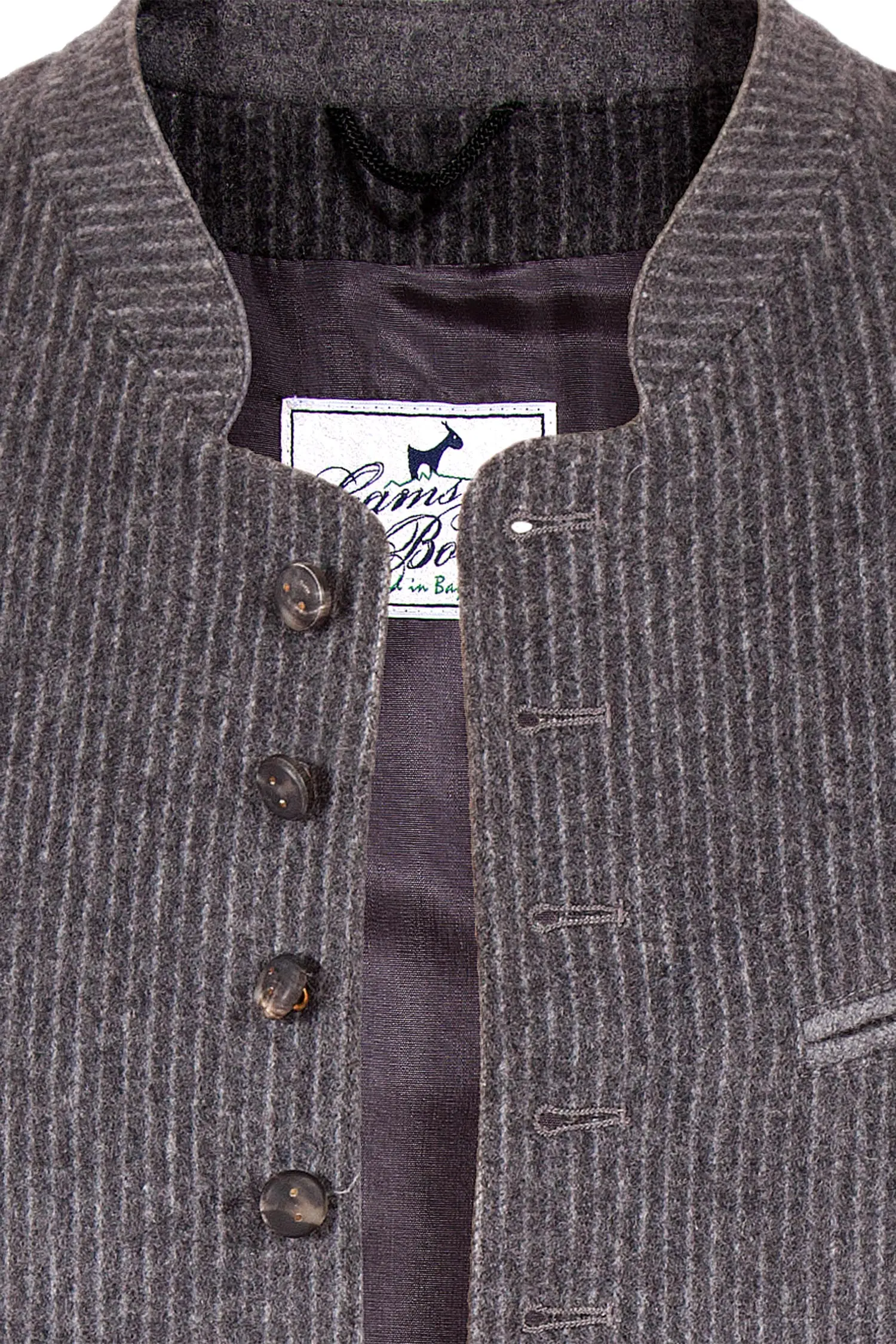 trachtenweste-loden-grau-1343-1043-gr5-19-09a-8721-b Trachtenweste Langenlois Loden grau Kragen