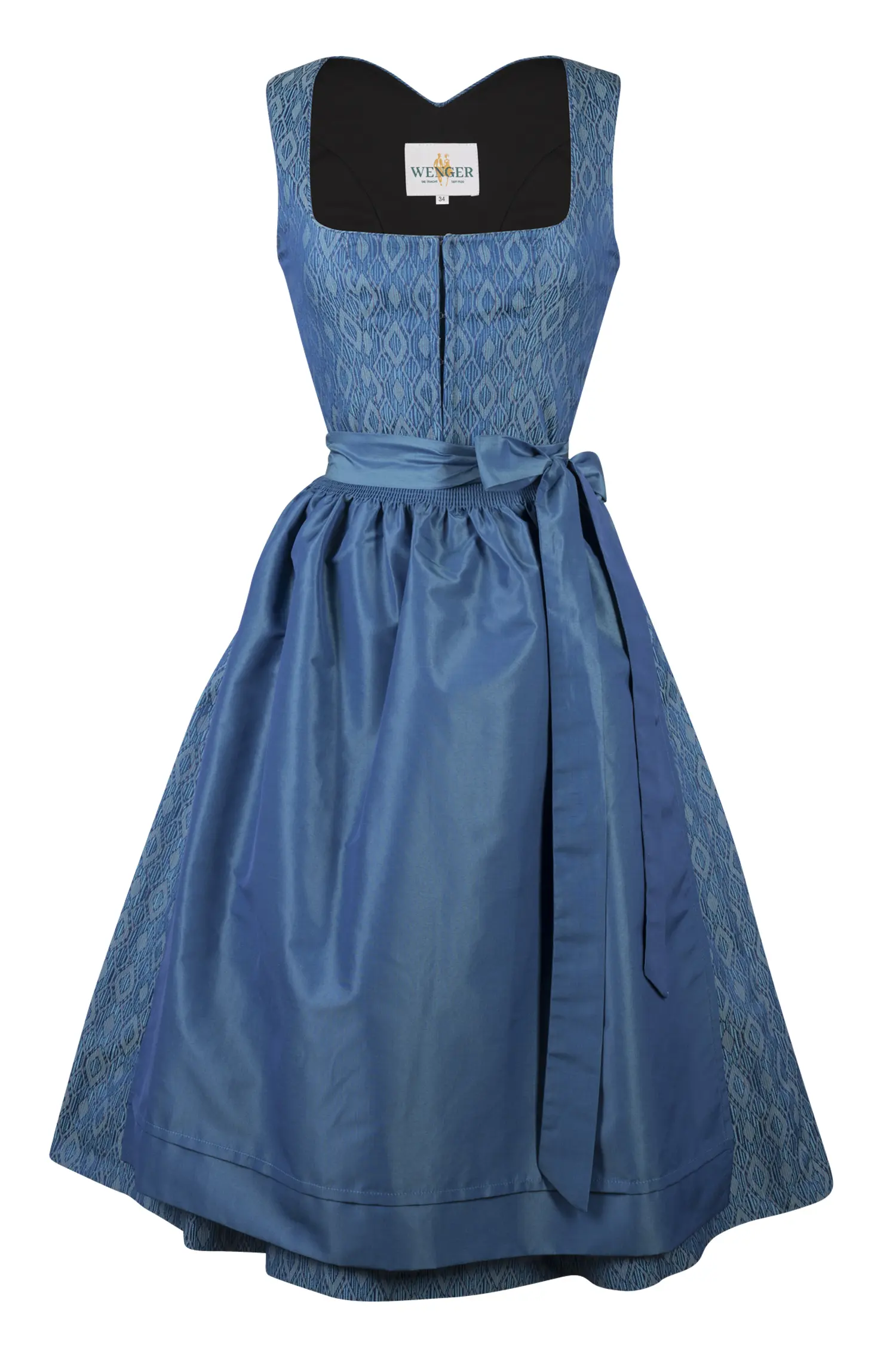 Dirndl Wioletta in Royal Blau