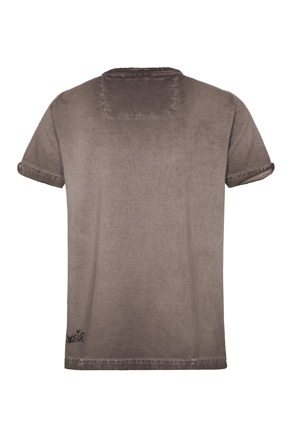 braunes lässiges Trachtenshirt