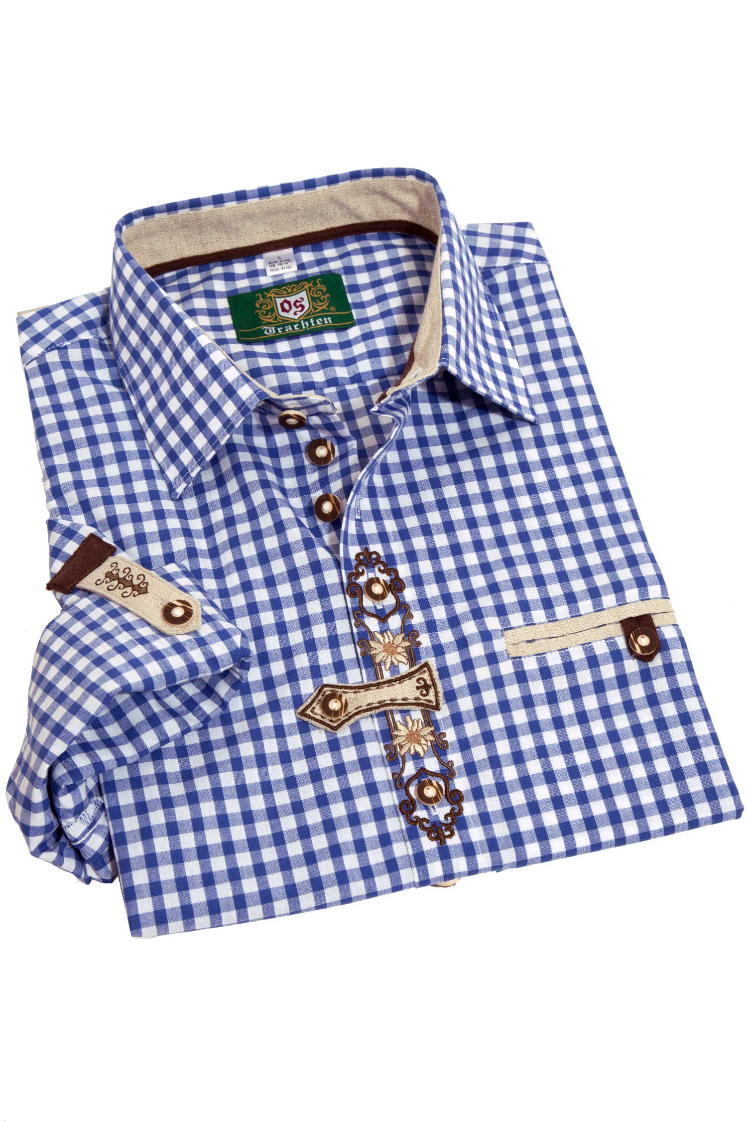 1526-1031-bl5-19-07b-2549-a Herren Landhaus Trachtenhemd blau weiß