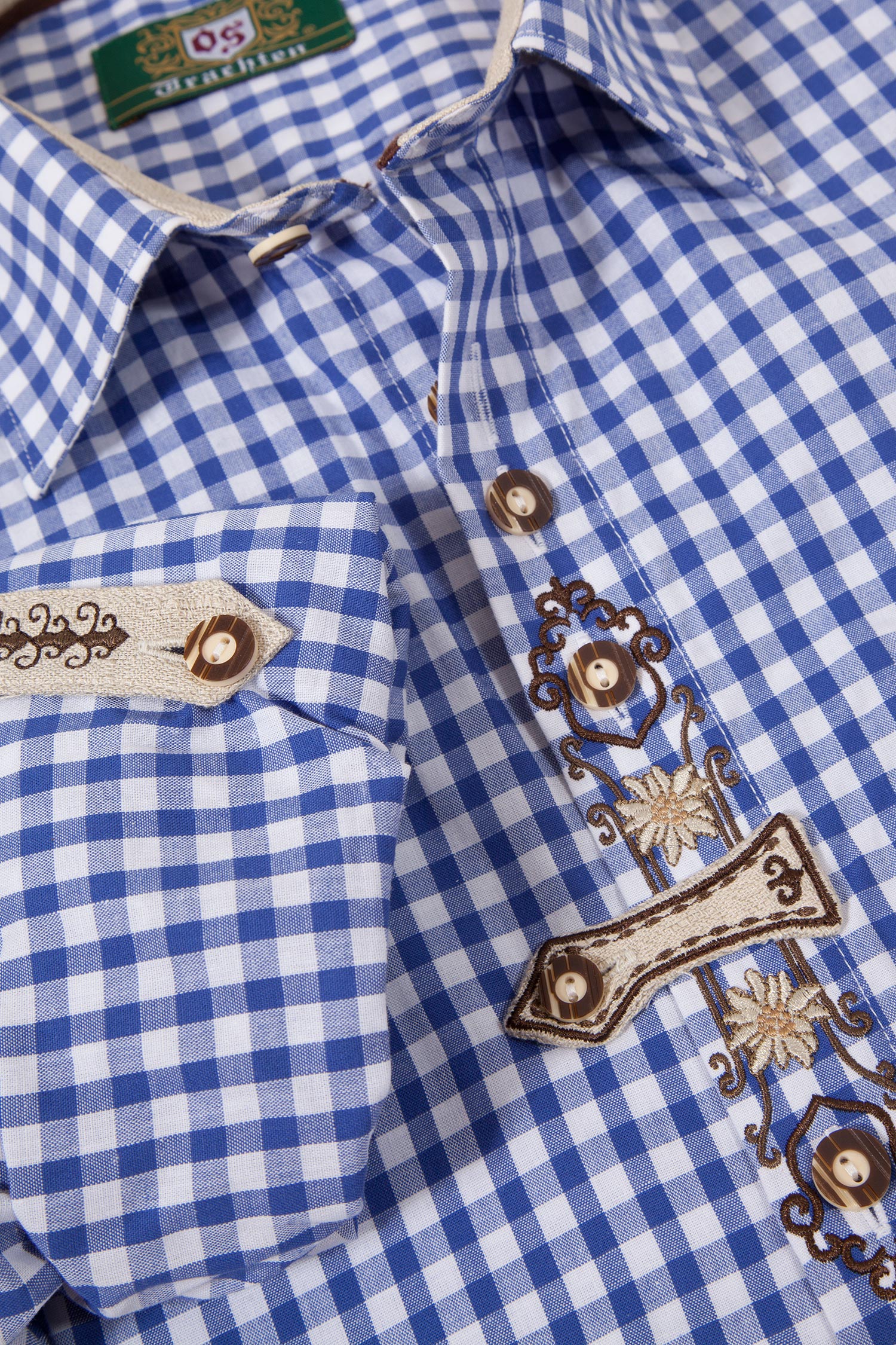 landhaus-trachenhemd-karo-blau-1526-1031-bl5-18-06e-5959-c Herren Landhaus Trachtenhemd blau weiß Arm