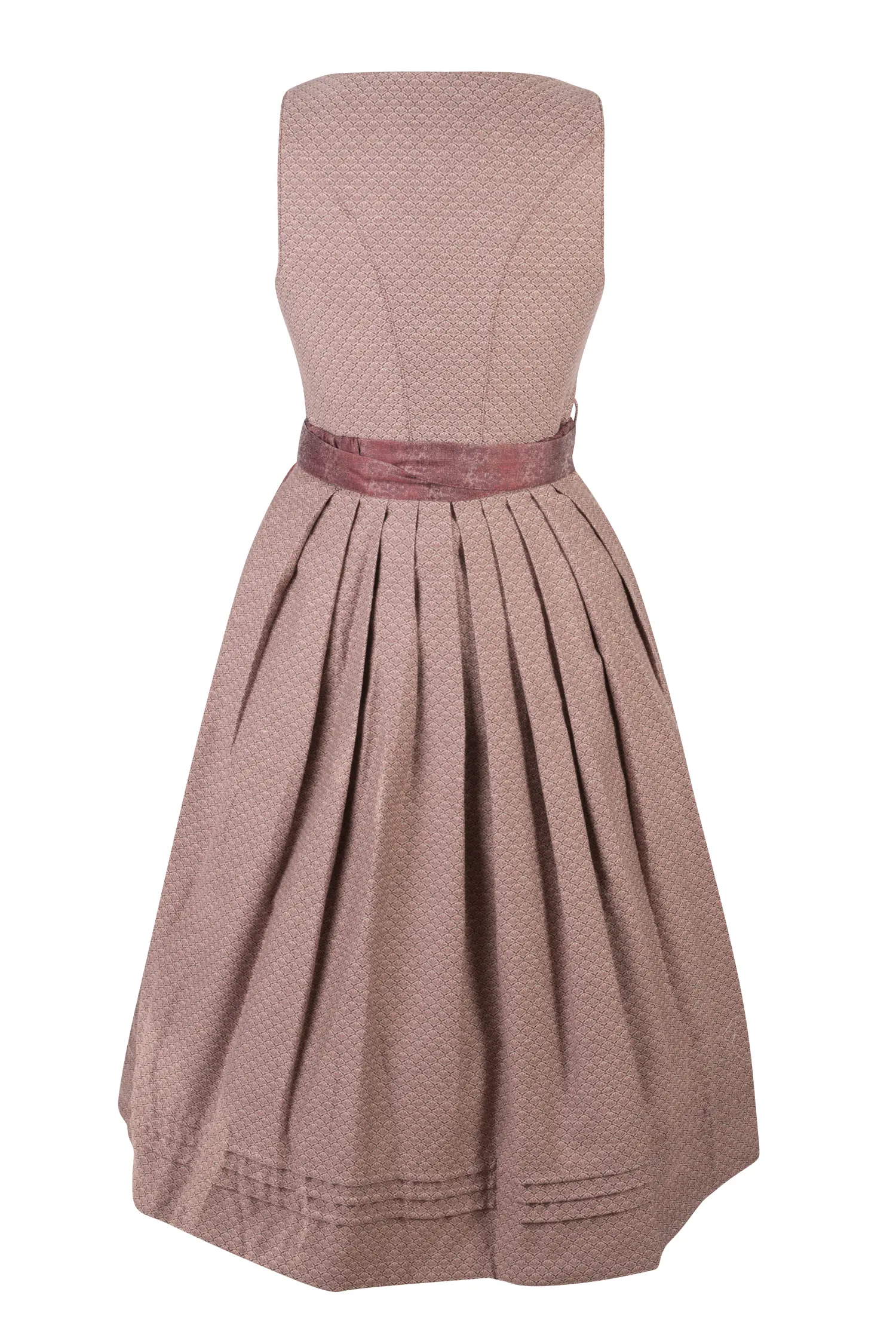 3097-1751-ro5-23-08-1701889 Dirndl Sophie in berry mit V-Ausschnitt - Rückansicht