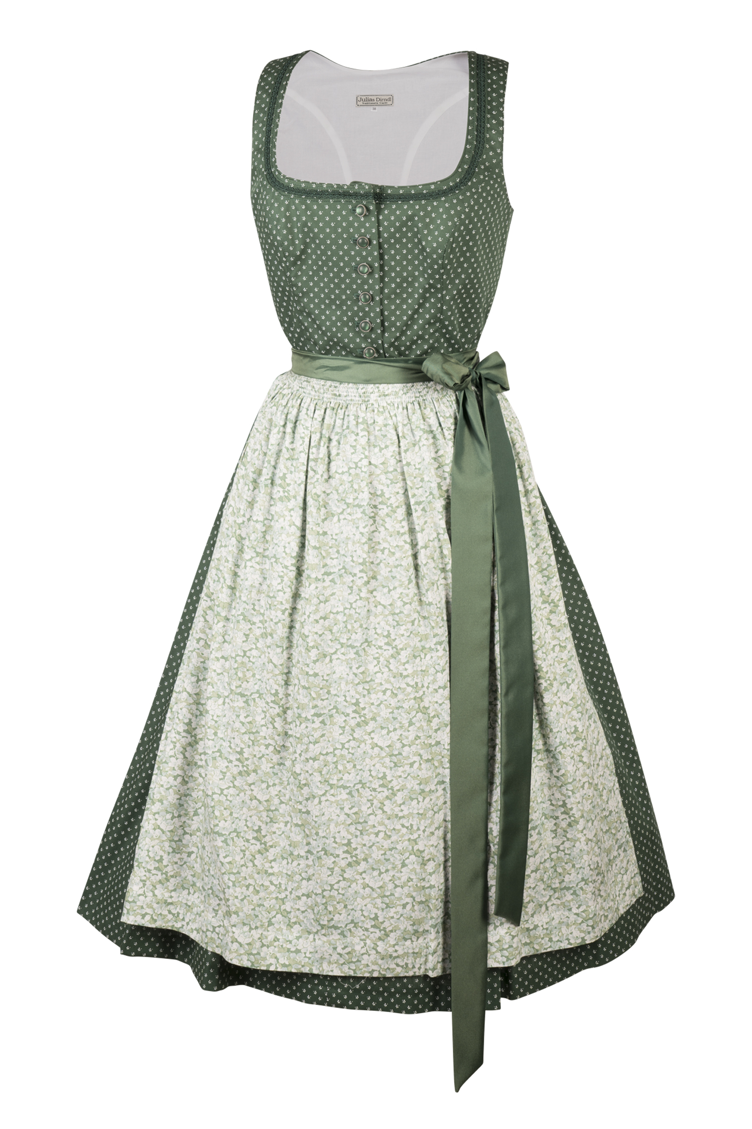 3091-1551-gn8-24-06-2605061 Dirndl Claudia in Grün