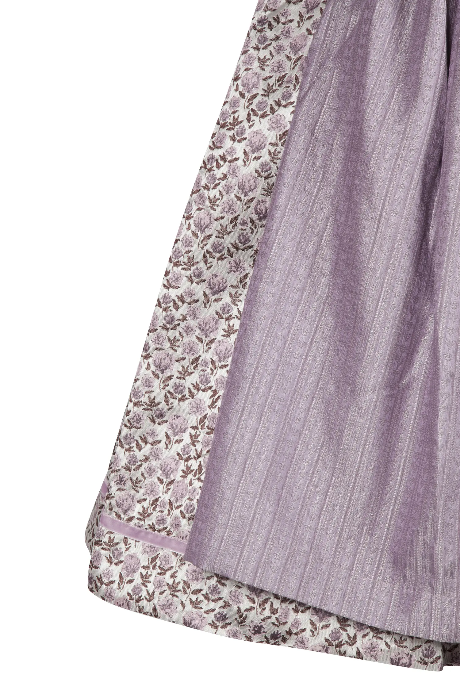 3087-0025-VI3-23-06-a0258 Samtdirndl Cady in lila - Detail Rock