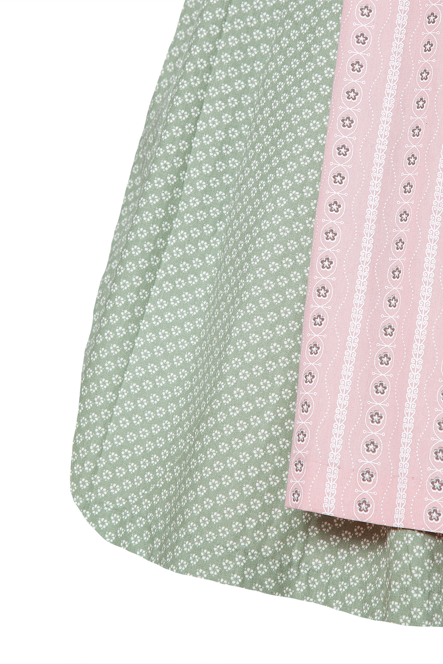 3081-0111-gn4-23-03e-5106c Junges Dirndl Selene im Retrostyle, hochgeschlossen - Detail Rock