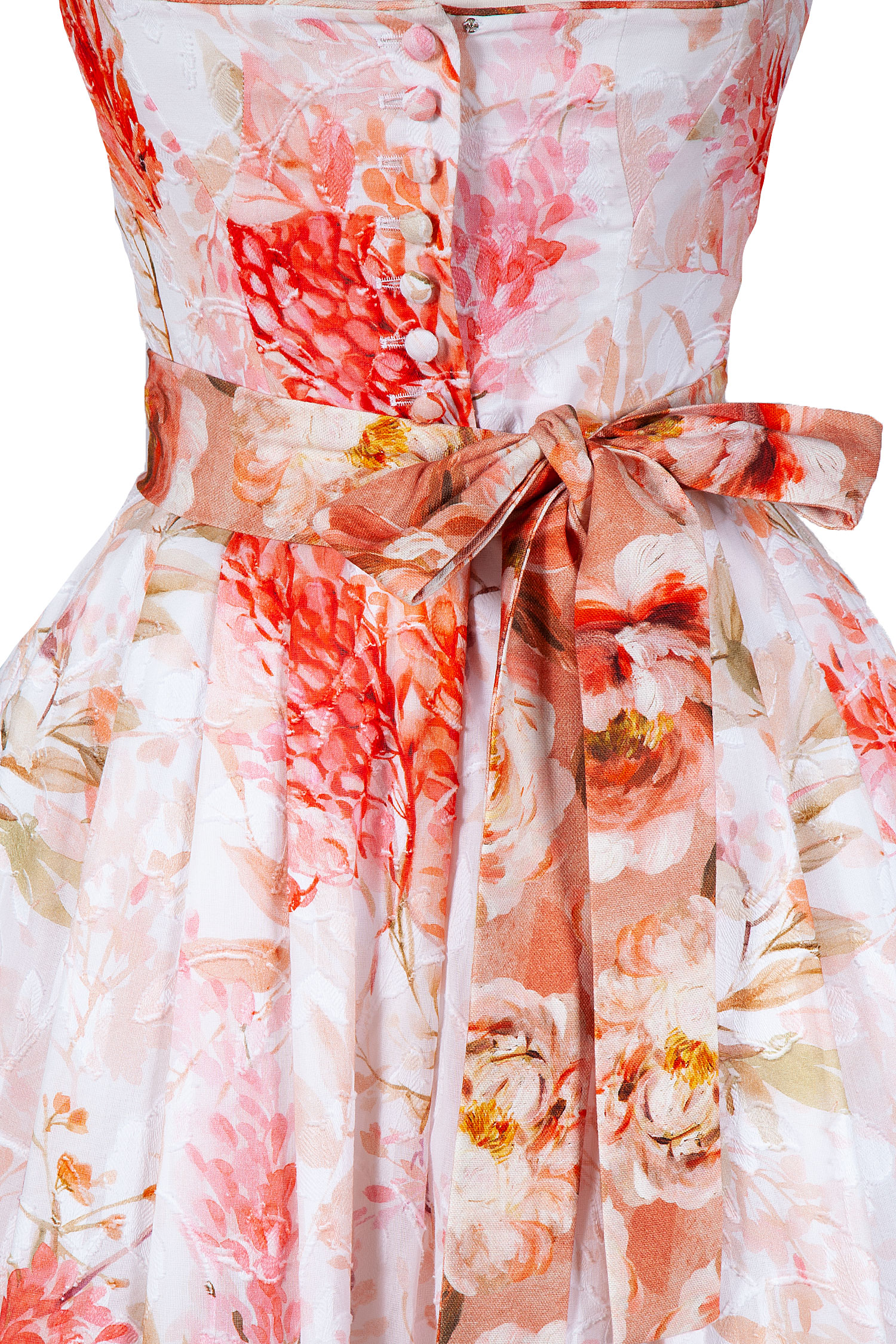 3099-0298-or5-23-04c-5751 Sportalm Dirndl mit zwei Schürzen und extra Schürzenband - Detail Mieder