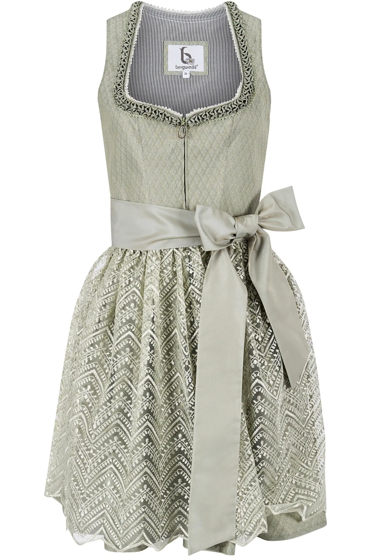 Dirndl von Bergweiss in Hellgrün Bergweiss Dirndl in Hellgrün