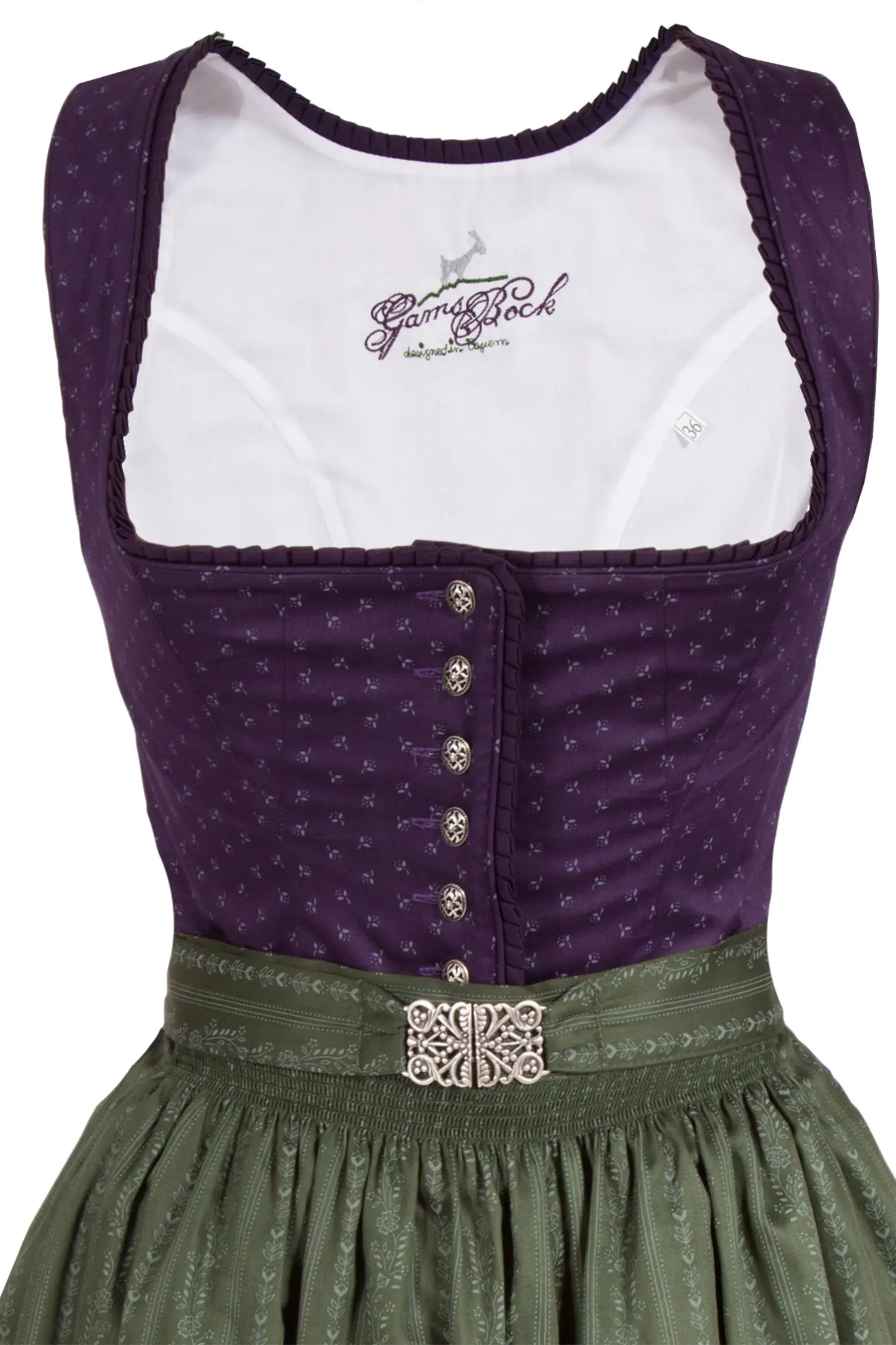 midi-dirndl-kathi-lila-gruen-3091-1400-vi8-18-08b-9162-b Midi Dirndl Kathi in aubergine und dunkelgrün Mieder