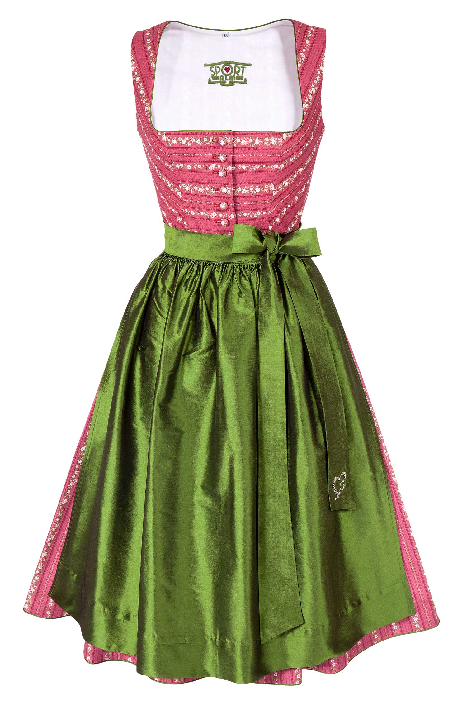 sportalm-dirndl-pink-gruen-3099-0238-ro6-19-08h-5585-a Sportalm Dirndl in rosa und grün mit Seidenschürze