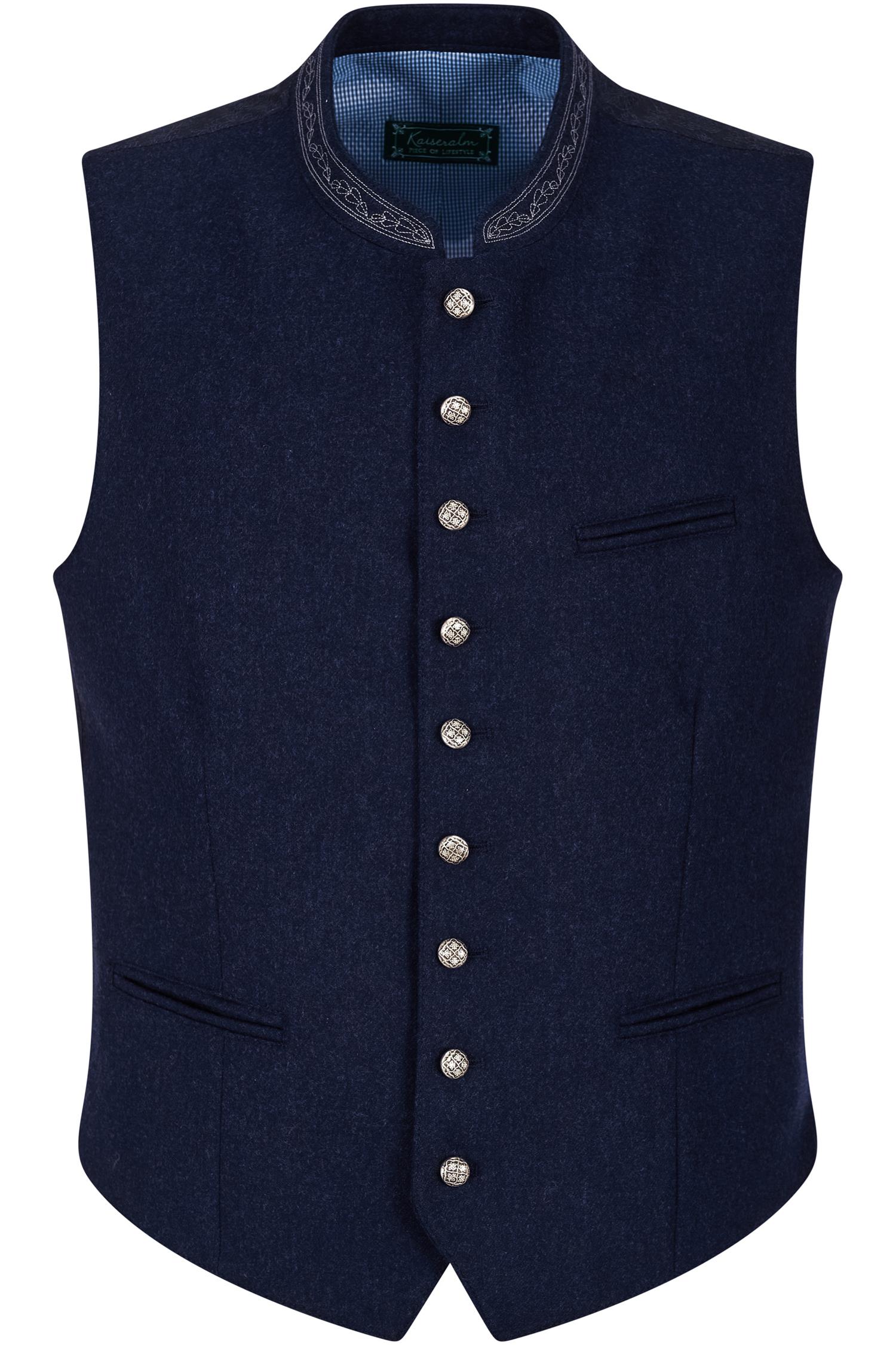 Herrenweste Weitnau von Kaiseralm in Dunkelblau Kaiseralm Weste Weitnau in Dunkelblau