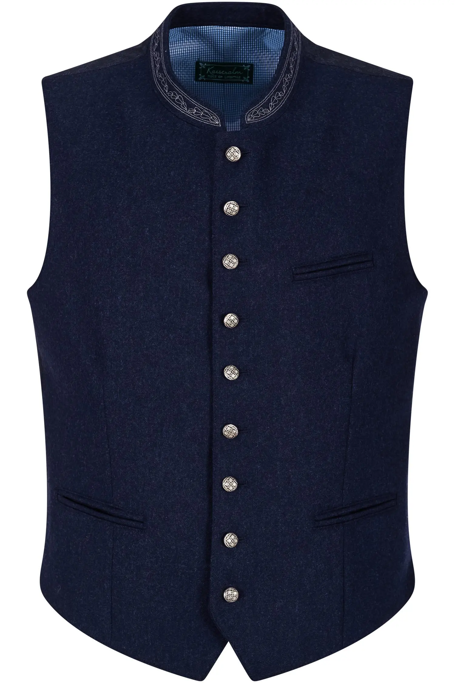 Herrenweste Weitnau von Kaiseralm in Dunkelblau Kaiseralm Weste Weitnau in Dunkelblau