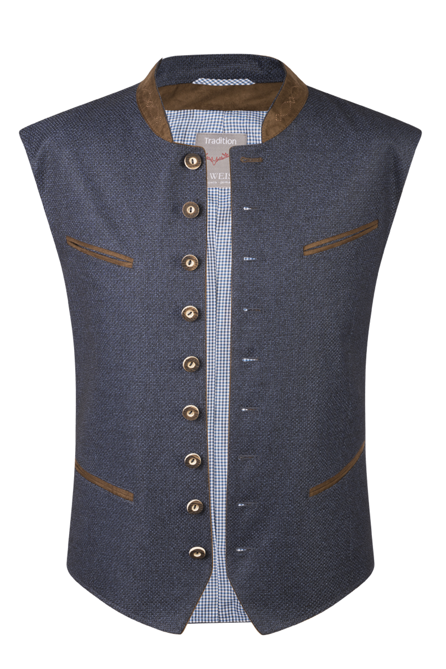 1344-0094-bl8-23-08-2802768 Trachtenweste Bodensee in dunkelbau