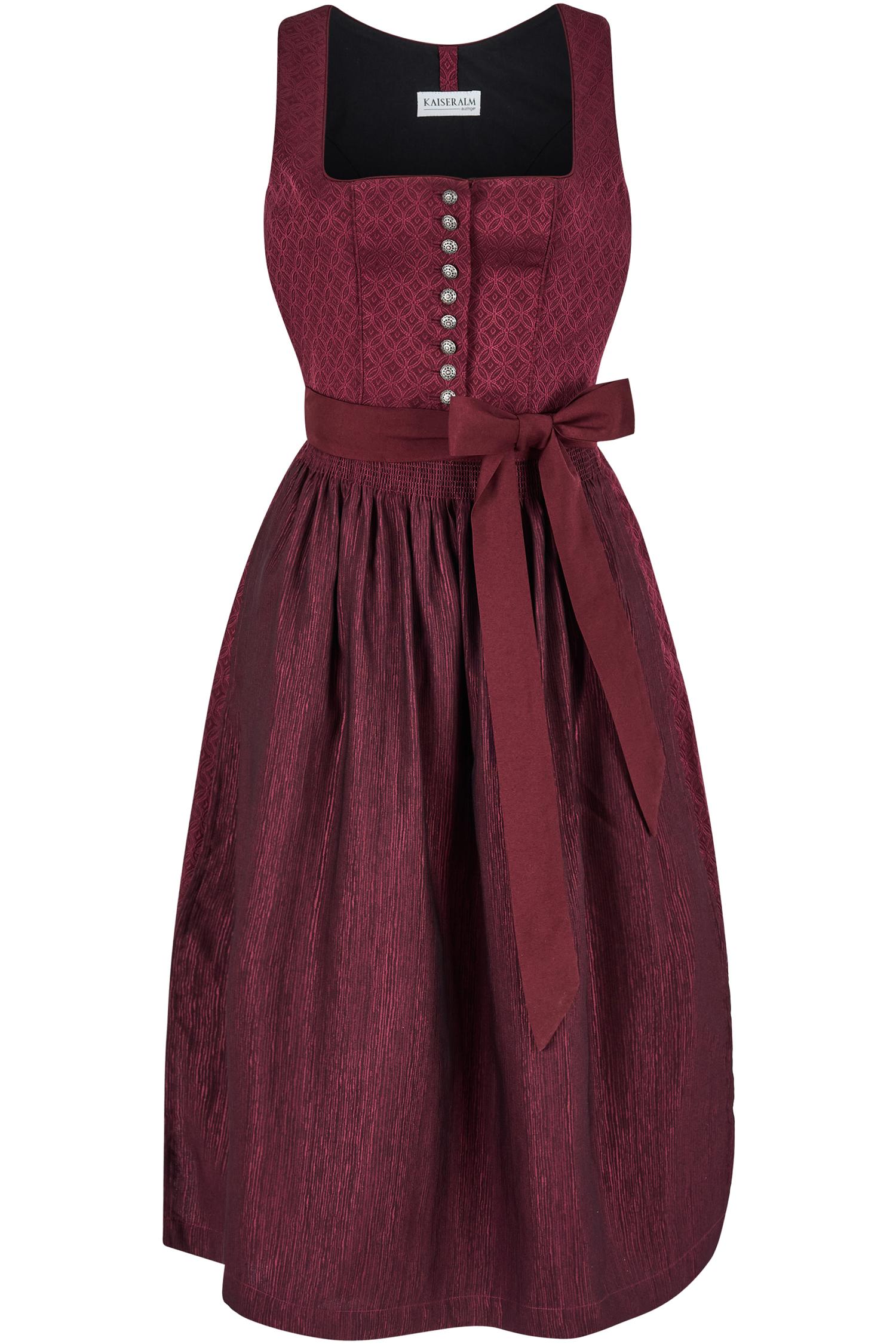 Bordeaux Rotes Dirndl Dara von Kaiseralm