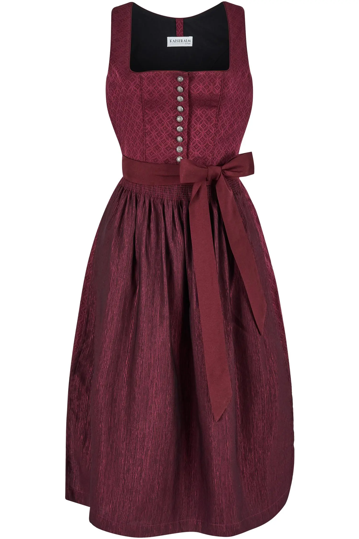 Dirndl Daria von Kaiseralm in Bordeaux Bordeaux Rotes Dirndl Dara von Kaiseralm