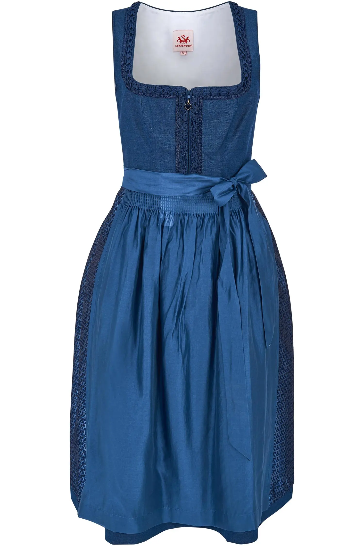 Dirndl Fantasia von Spieth & Wensky in Dunkelblau Spieht & Wensky Dirndl Fantasia Dunkelblau