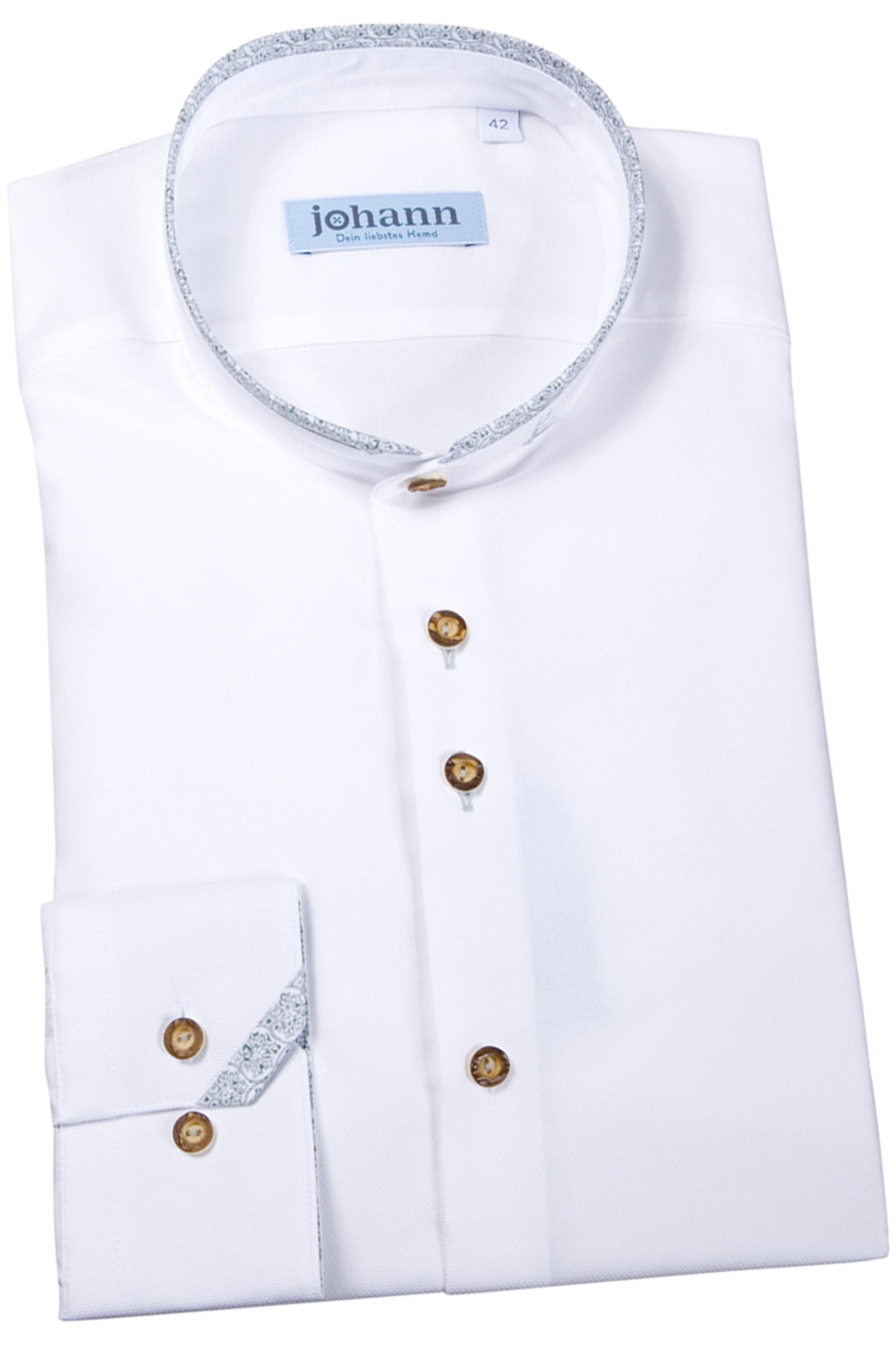 1506-0029-gn2-23-11-300001 Oxford Trachtenhemd weiß / grün / grau