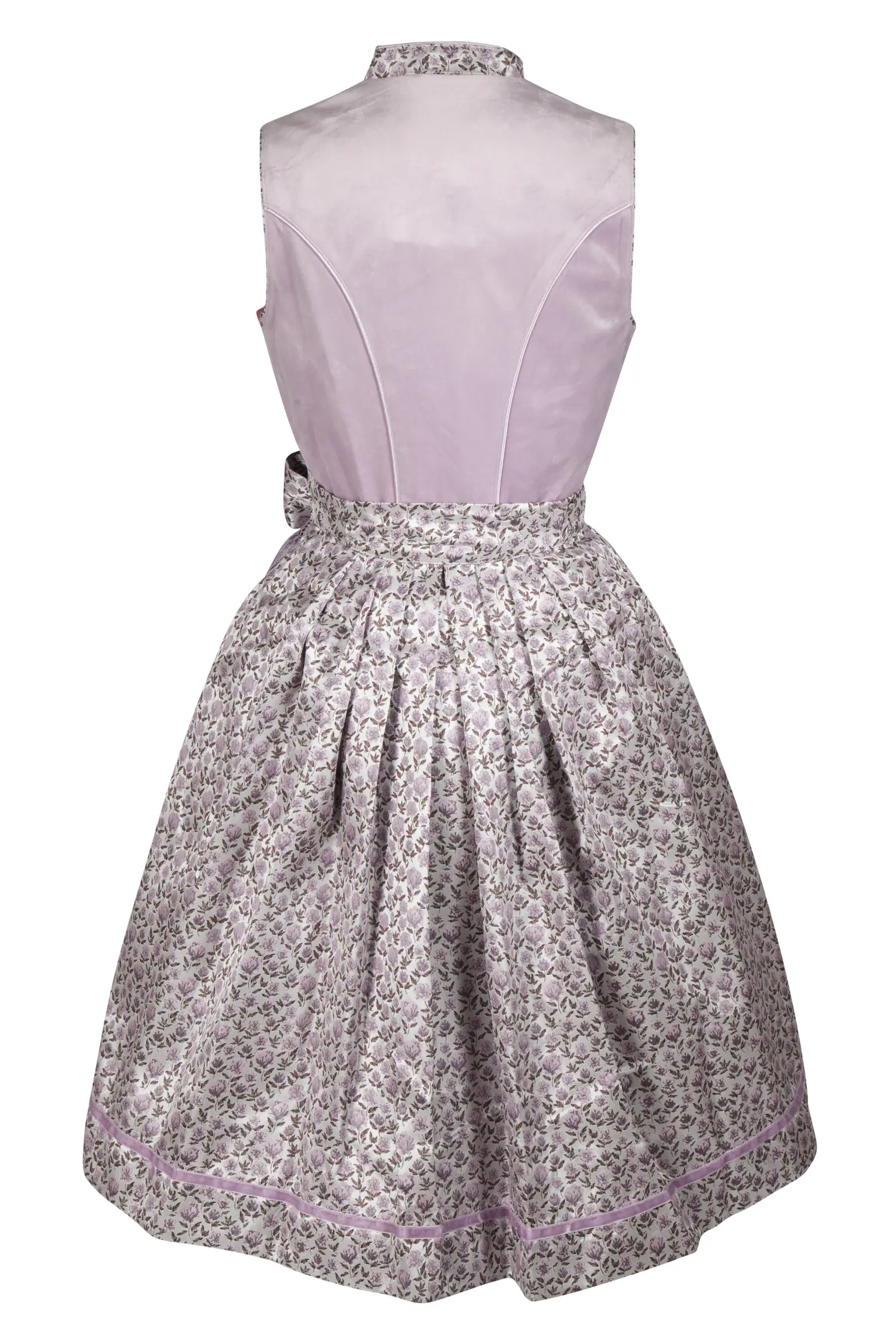 3087-0025-VI3-23-06-a0259 Samtdirndl Cady in lila - Rückansicht