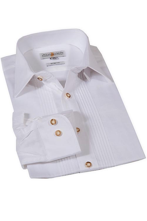 1511-1047-ws5-16-12a-9798-aa Trachtenhemd weiß Biesen Hornknöpfe