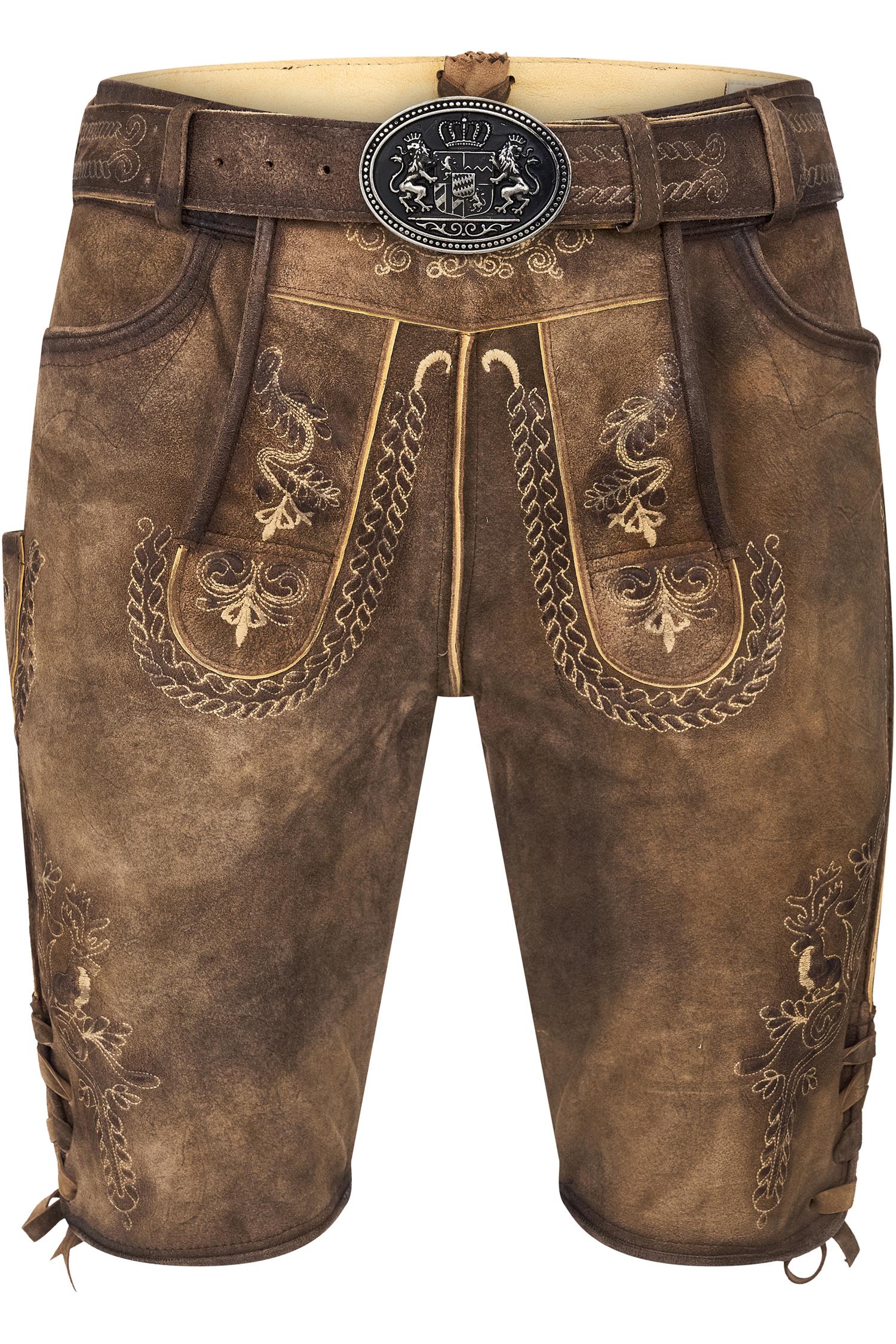 Lederhose Kochelsee von Maddox in Braun Lederhose Kochelsee von Maddox