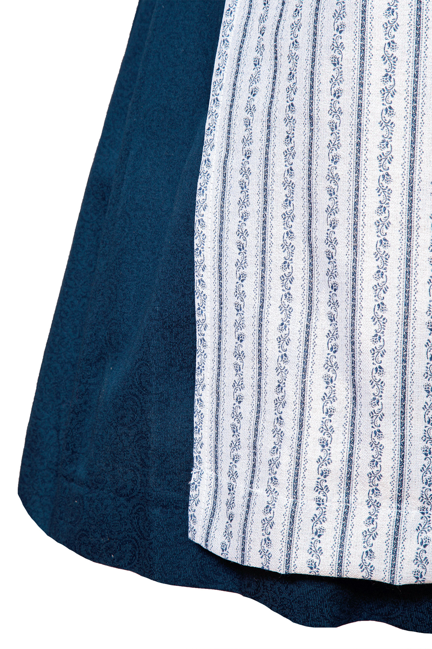 3091-1523-BL9-23-03b-3332c Dirndl "Rafaela" in dunkelblau - Rock