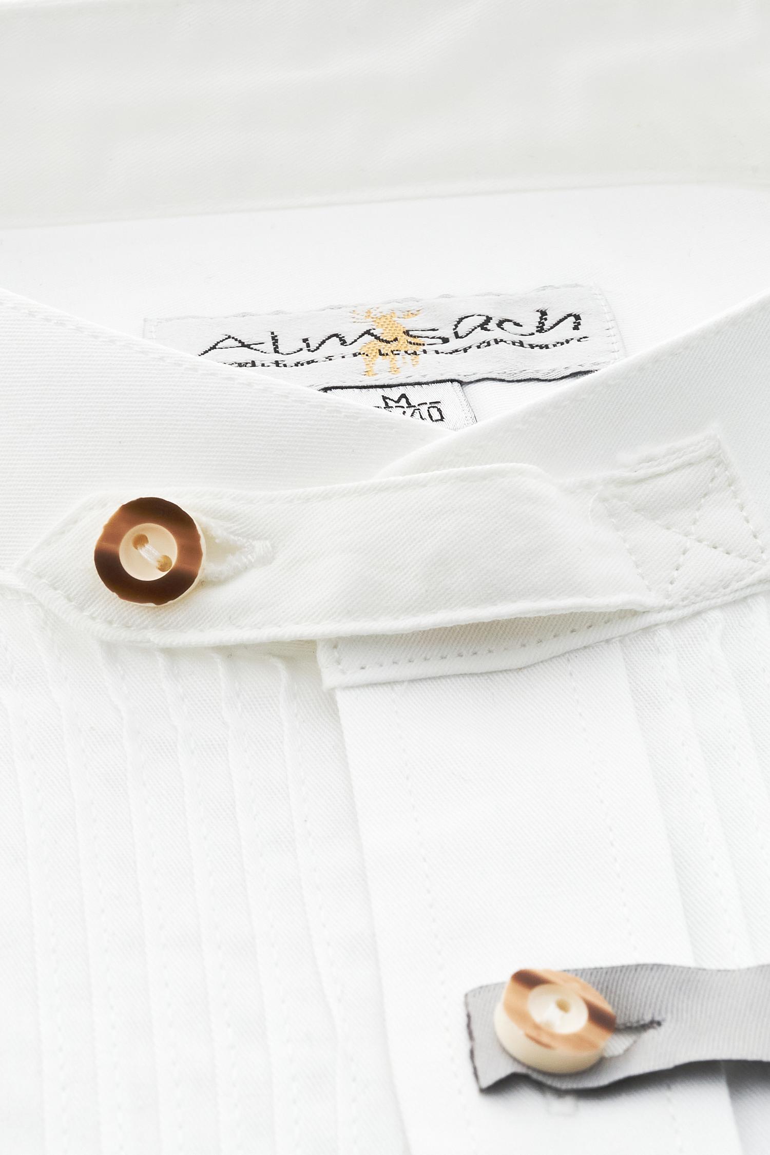 Weißes Biesenhemd von Almsach