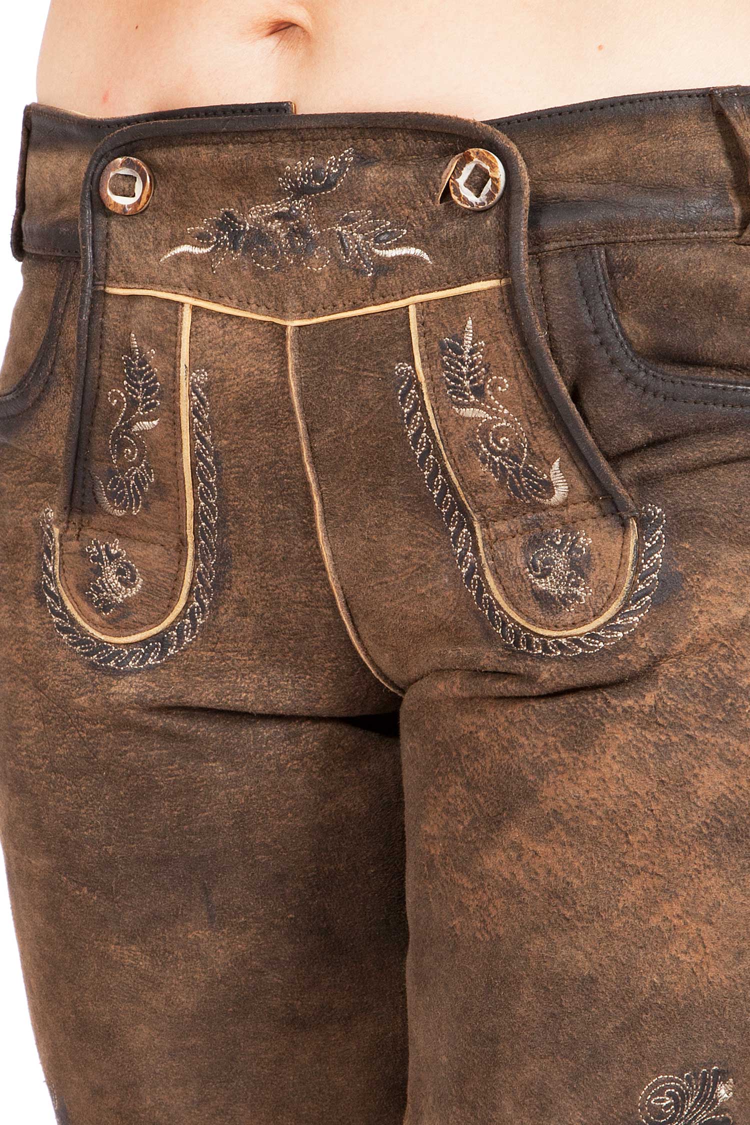 damen-lederhose-piper-mittelbraun-32611-1098-ba7-18-06b-5448-c Damen Trachten Lederhose Piper in mittelbraun Detail