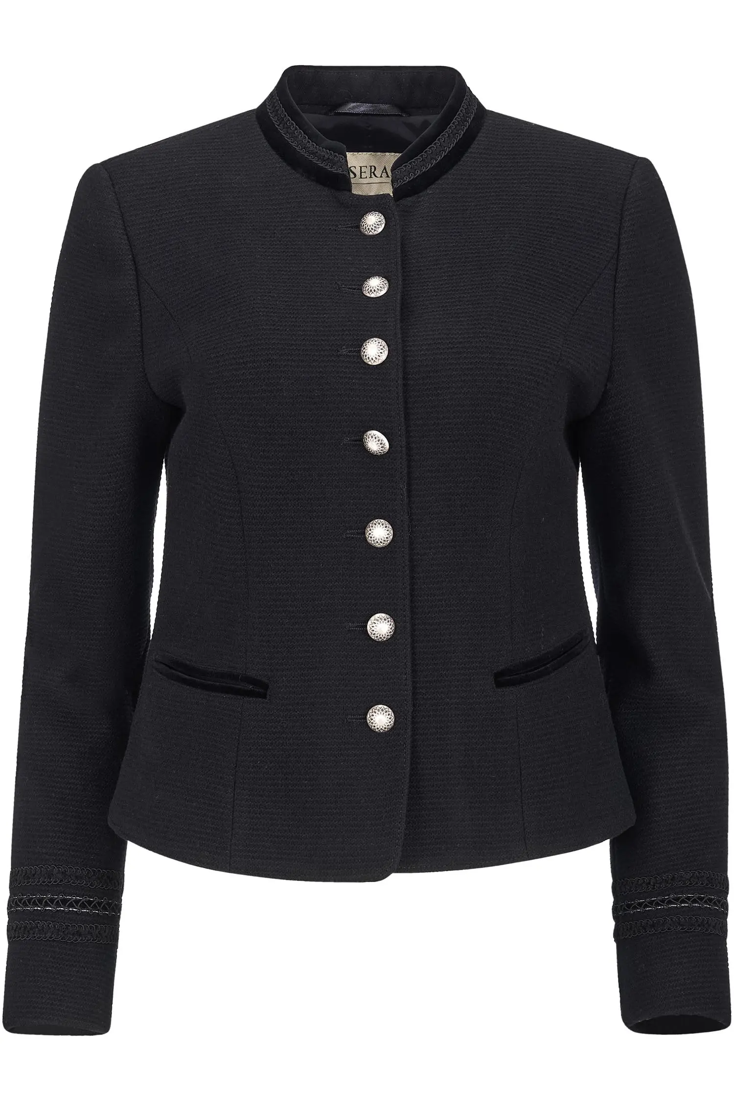 Damenlodenjanker Alessa von Kaiseralm in Schwarz Kaiseralm Damenjanker Alessa in Schwarz