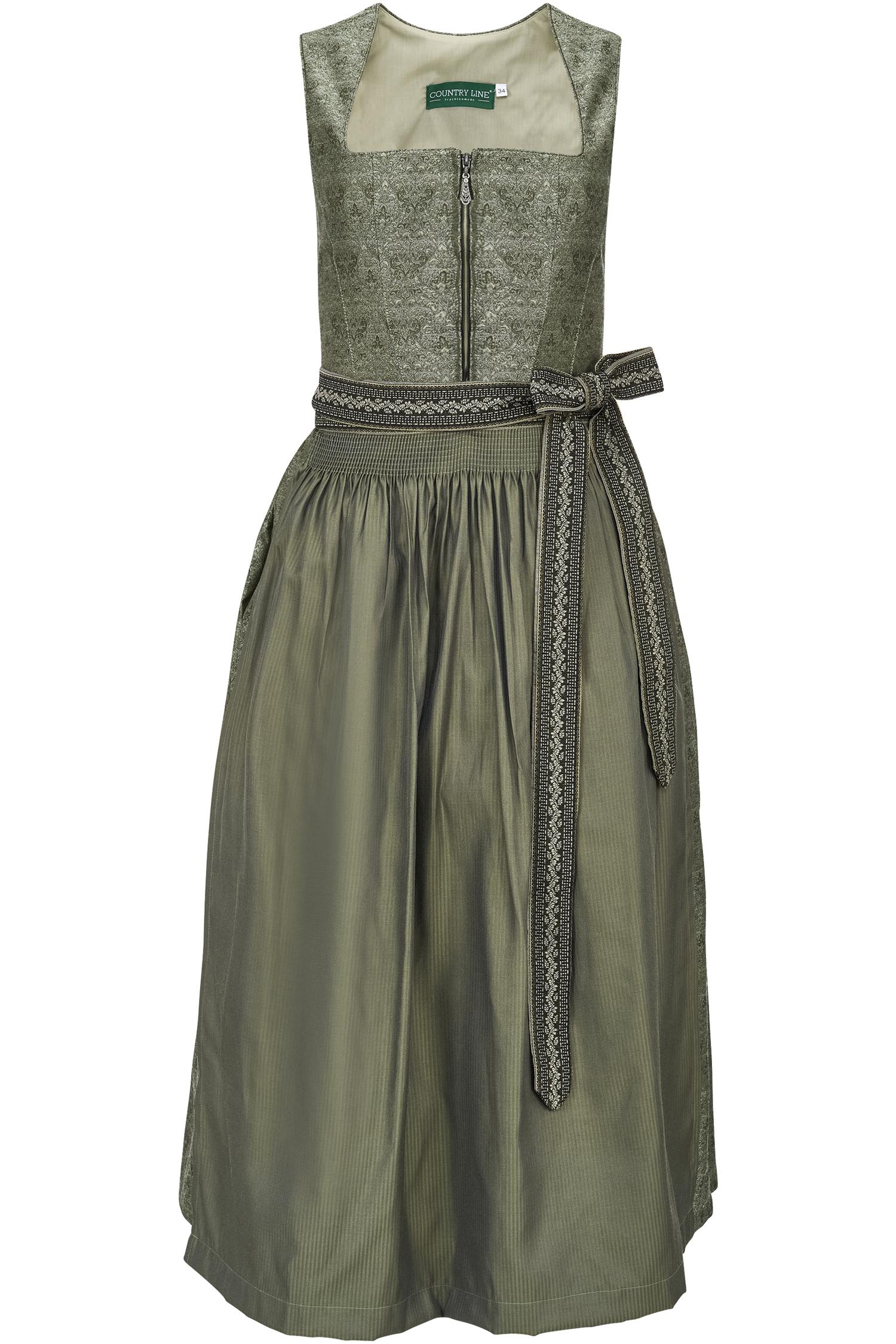 Dirndl von Country Line in Oliv Country Line Dirndl in Oliv