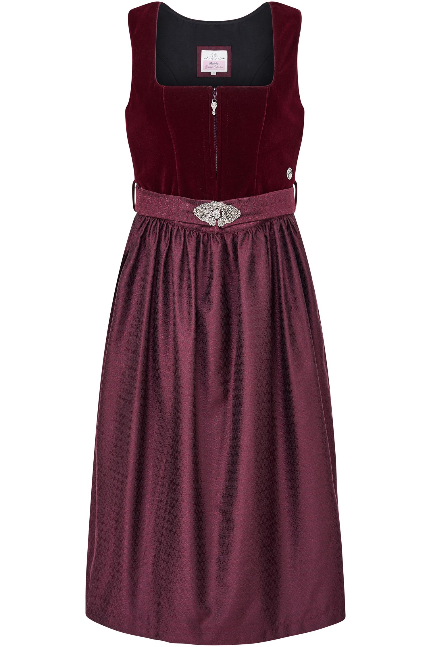 Dirndl Grafling in weinrot