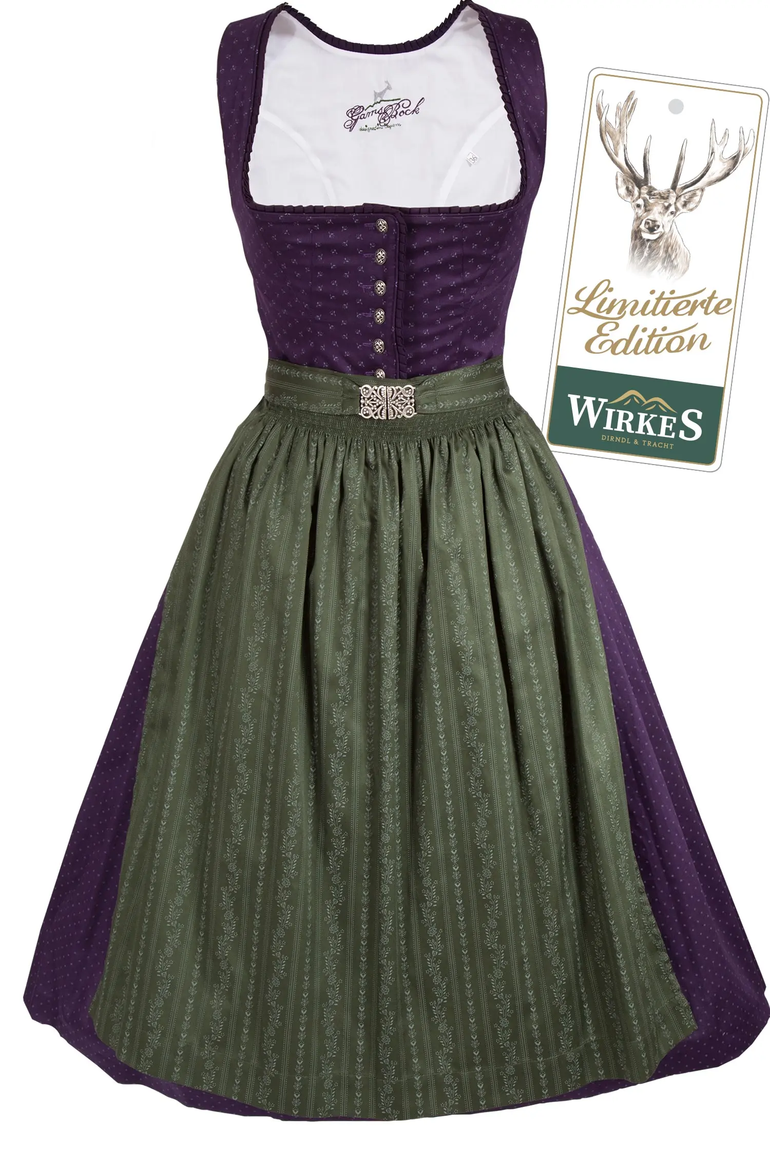 midi-dirndl-kathi-lila-gruen-3091-1400-vi8-18-08b-9162-aa Midi Dirndl Kathi in aubergine und dunkelgrün Limitierte Edition