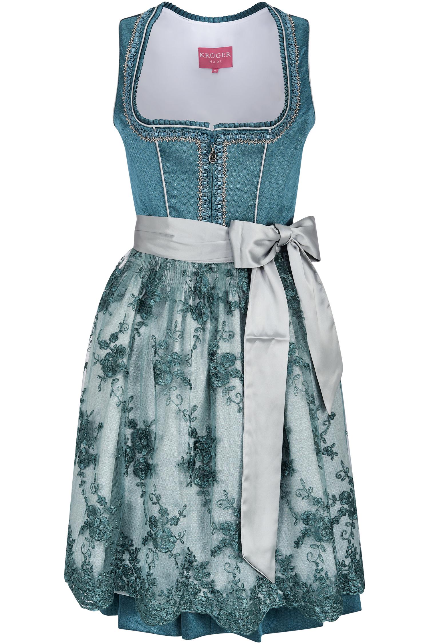 Krüger Dirndl Inana in Türkis