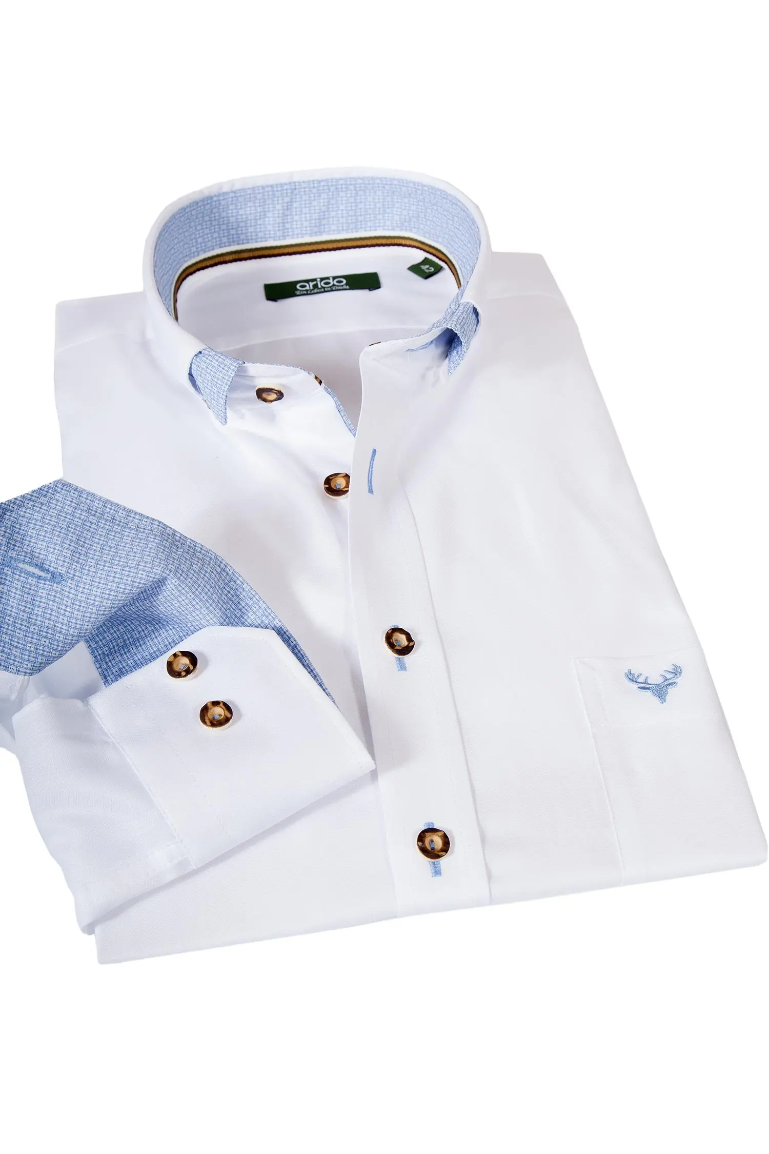 trachtenhemd-weiss-hellblau-1512-1282-ws8-19-09b-9144-a Trachtenhemd von arido in weiß mit hellblauen Details