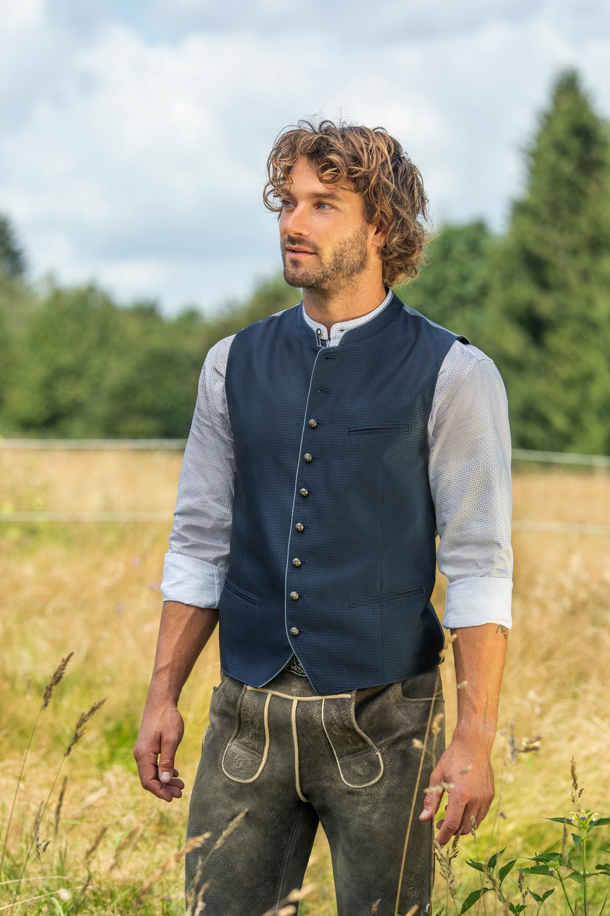 Grünenbachweste von marjo in marine