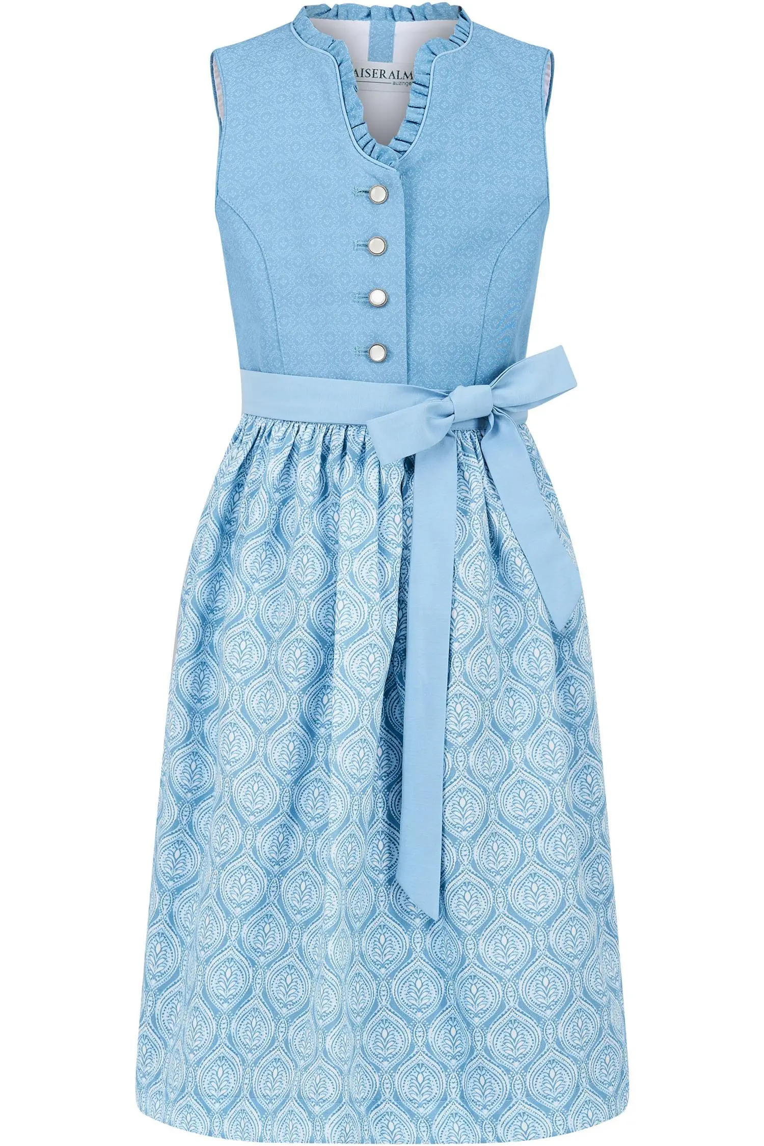 Kaiseralm Kinderdirndl Perla in hellblau Kinderdirndl Perla hellblau von Kaiseralm